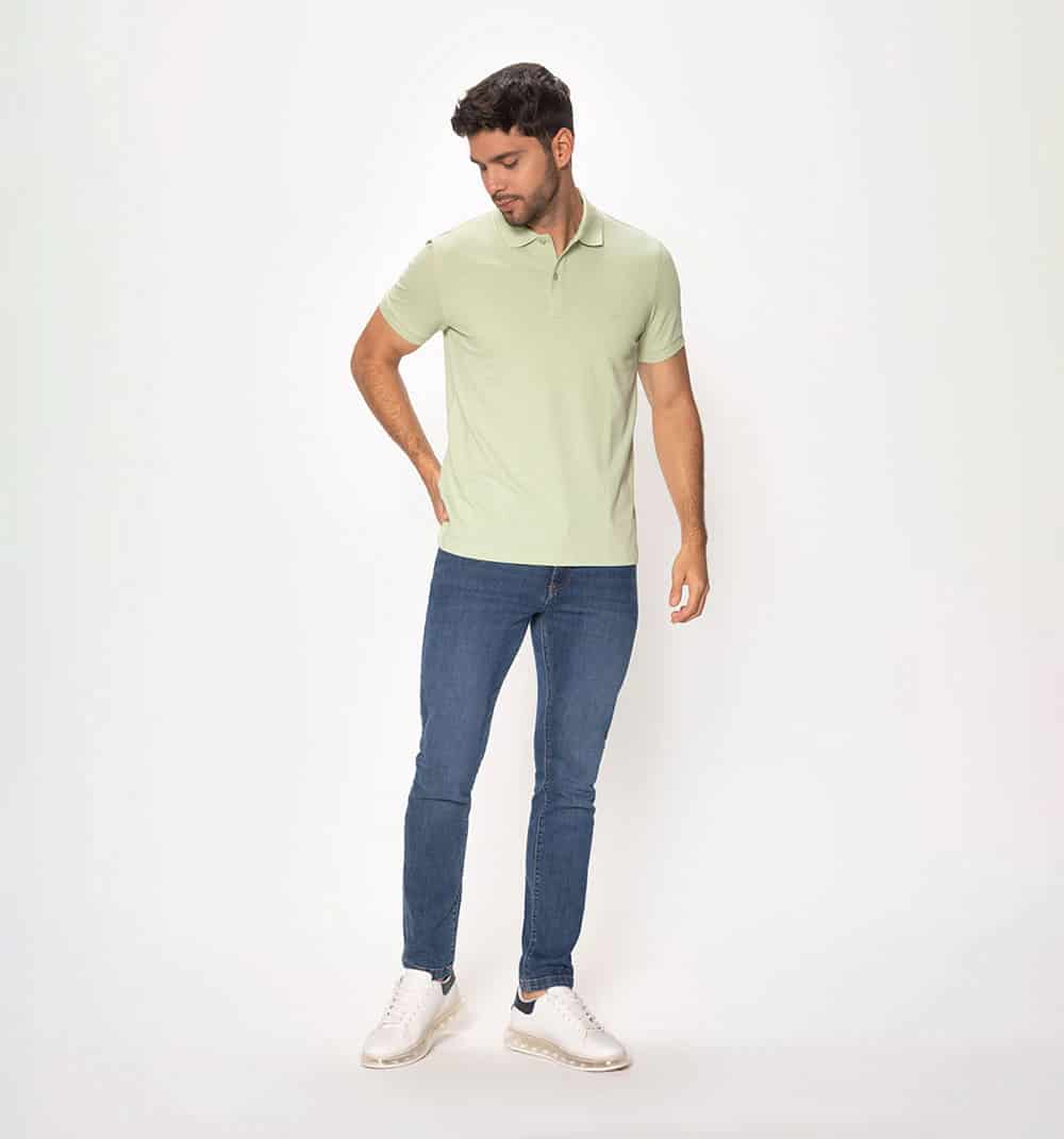 Polo básica slim fit - miniatura 3