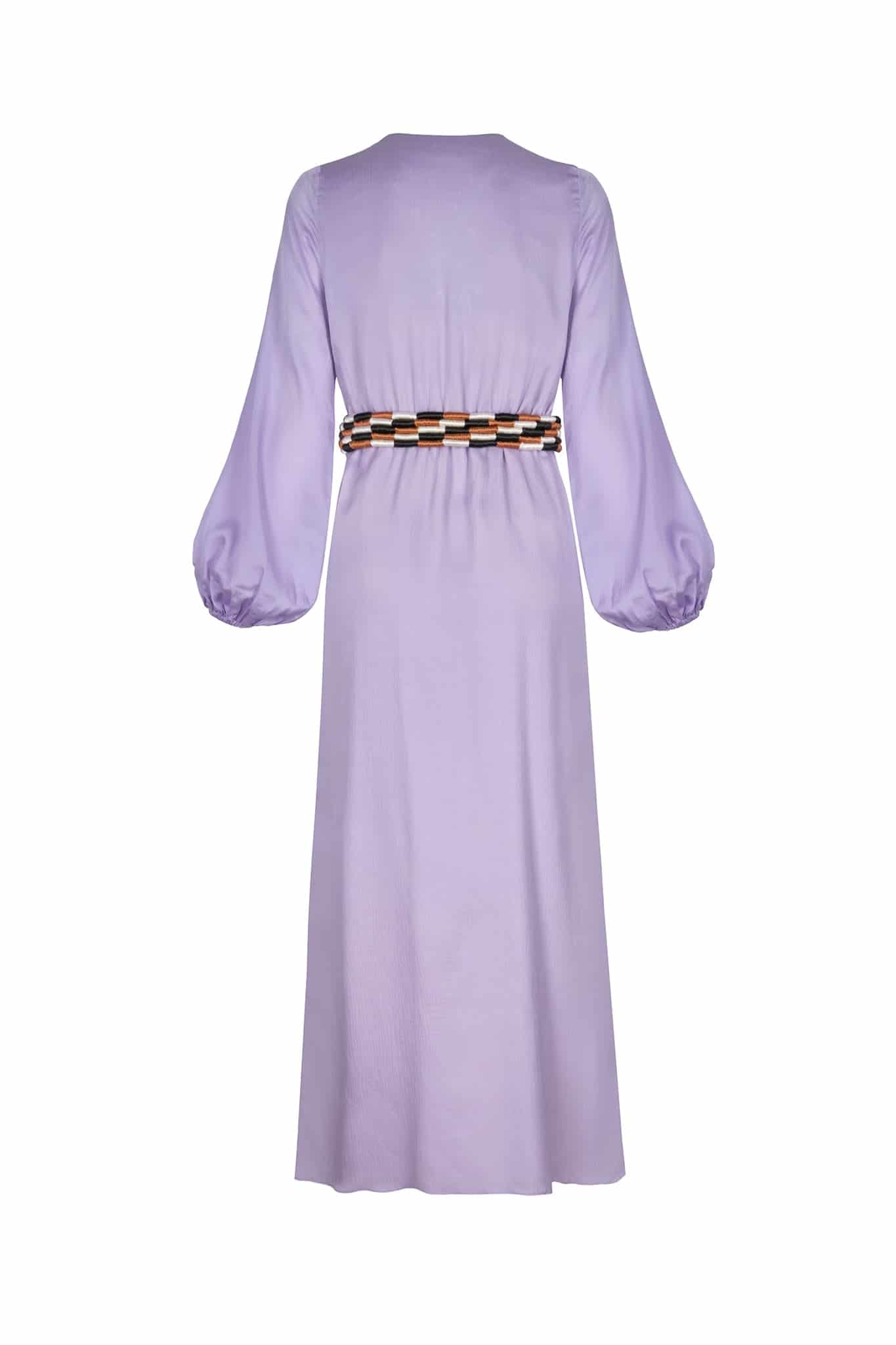 Tertulia Martellato Silk Maxi Dress / Lila - miniatura 5