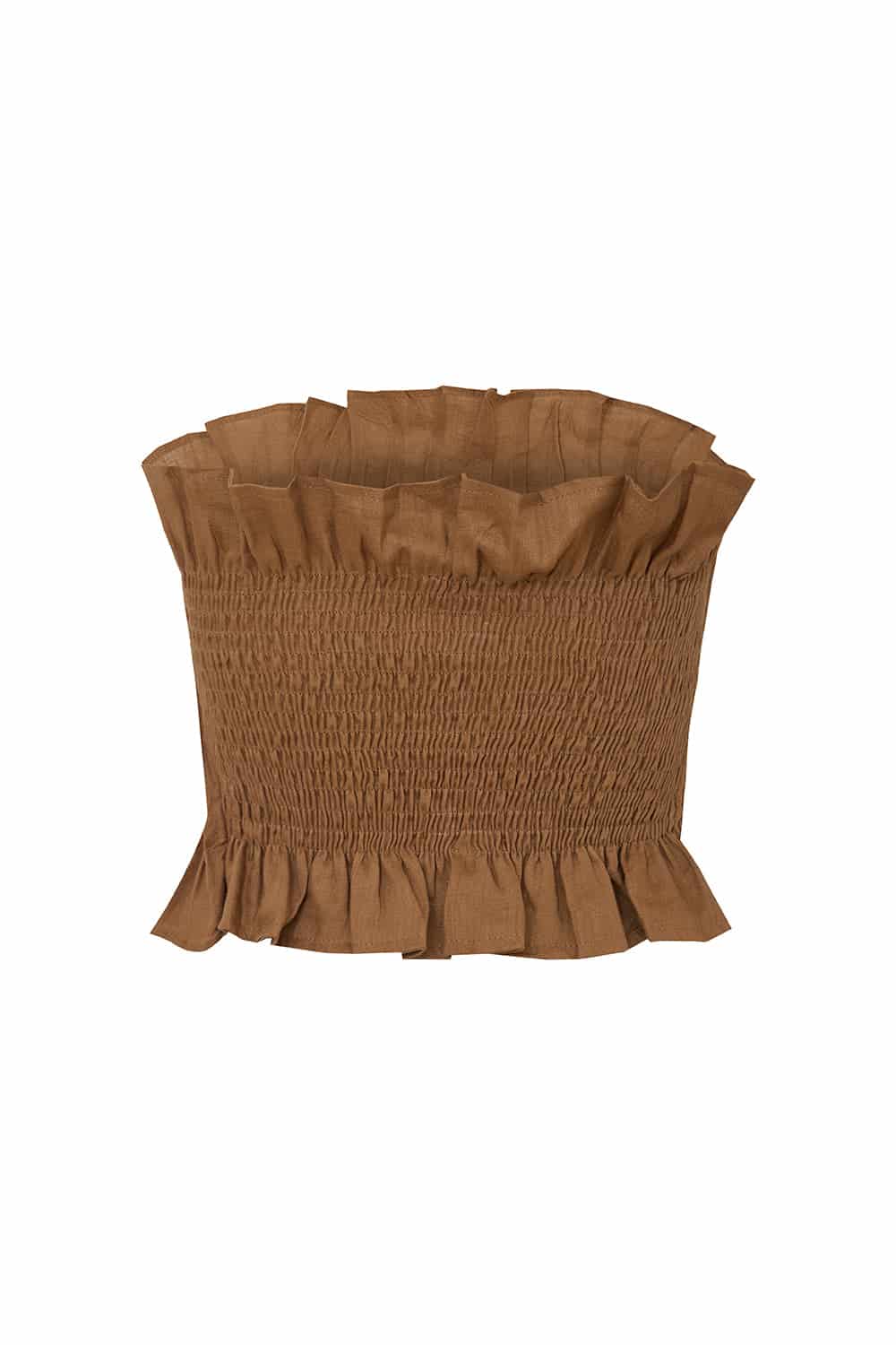 Crop top chiara mocca - miniatura 3