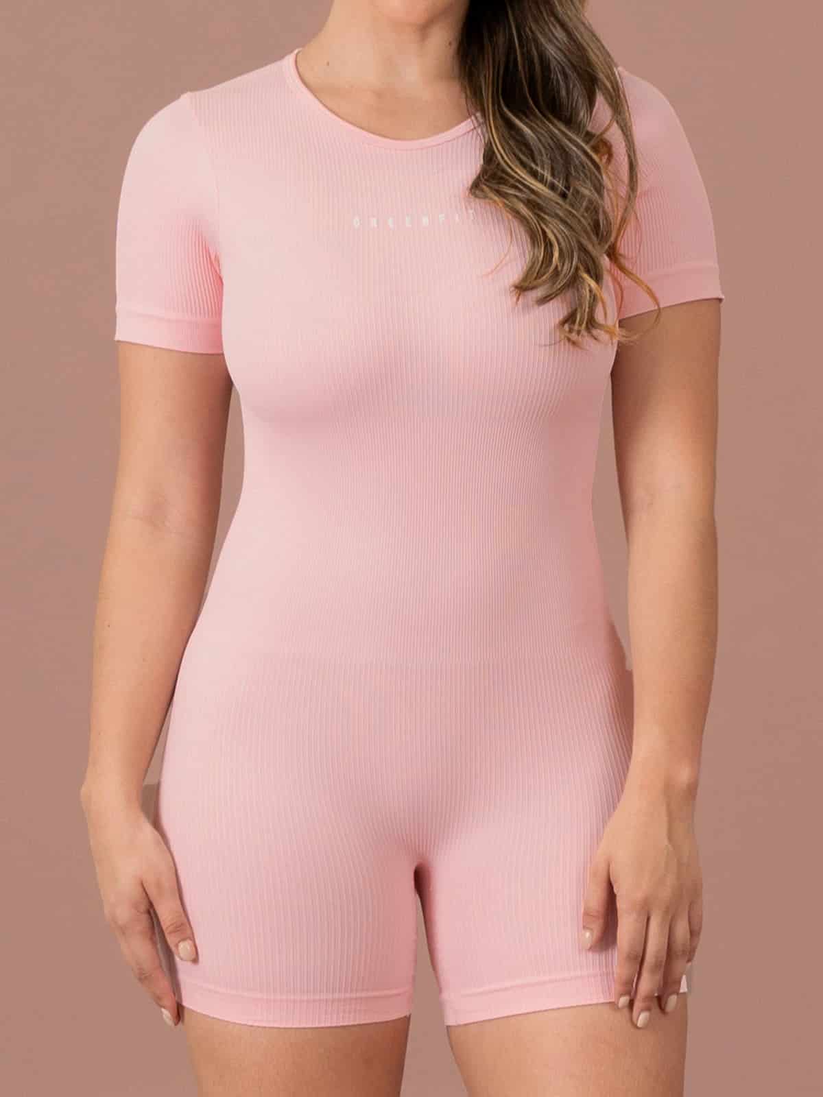 Amore enterizo seamless corto rosa - miniatura 6
