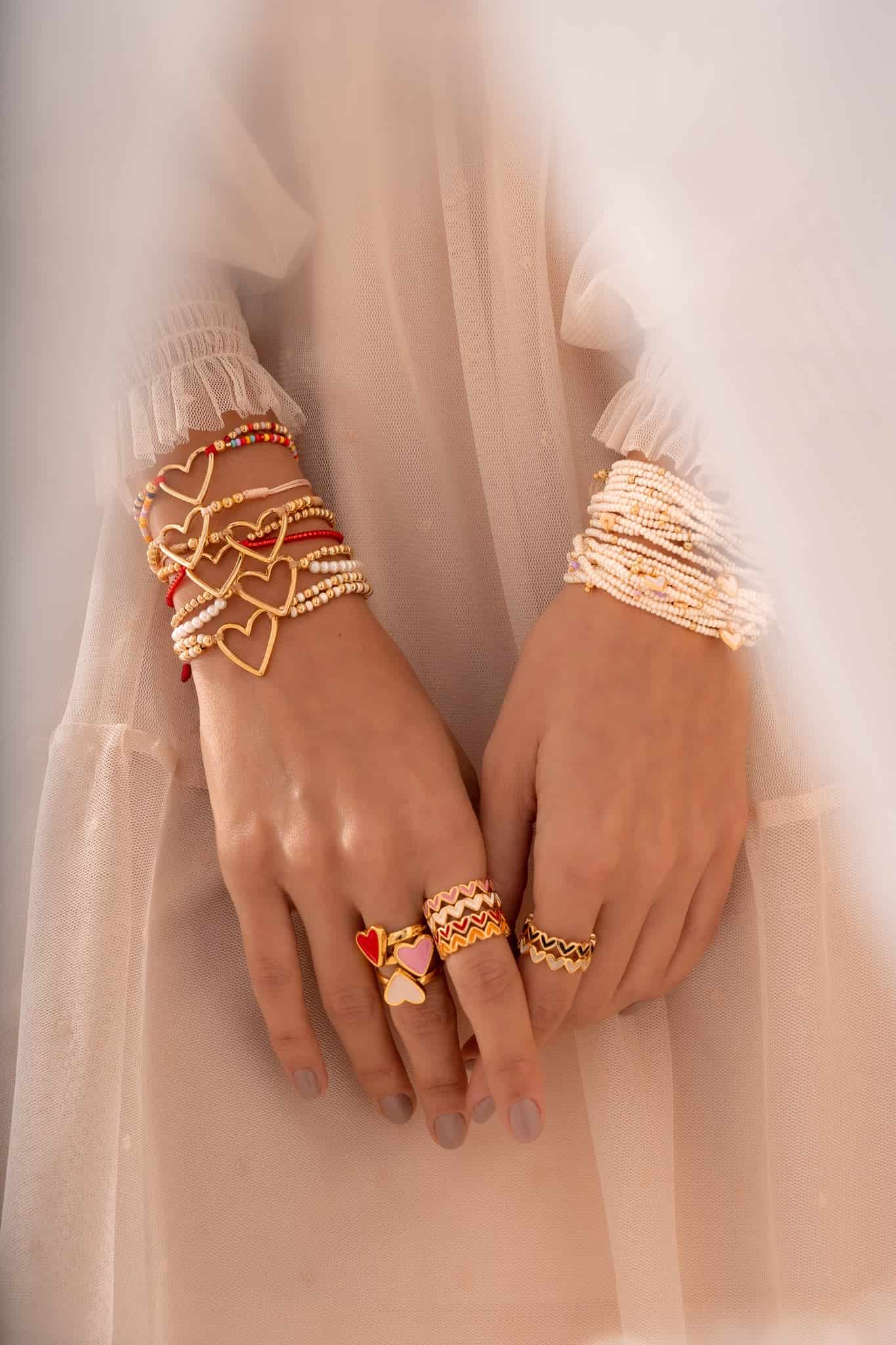 Set Anillo x2 Multicorazones - miniatura 8