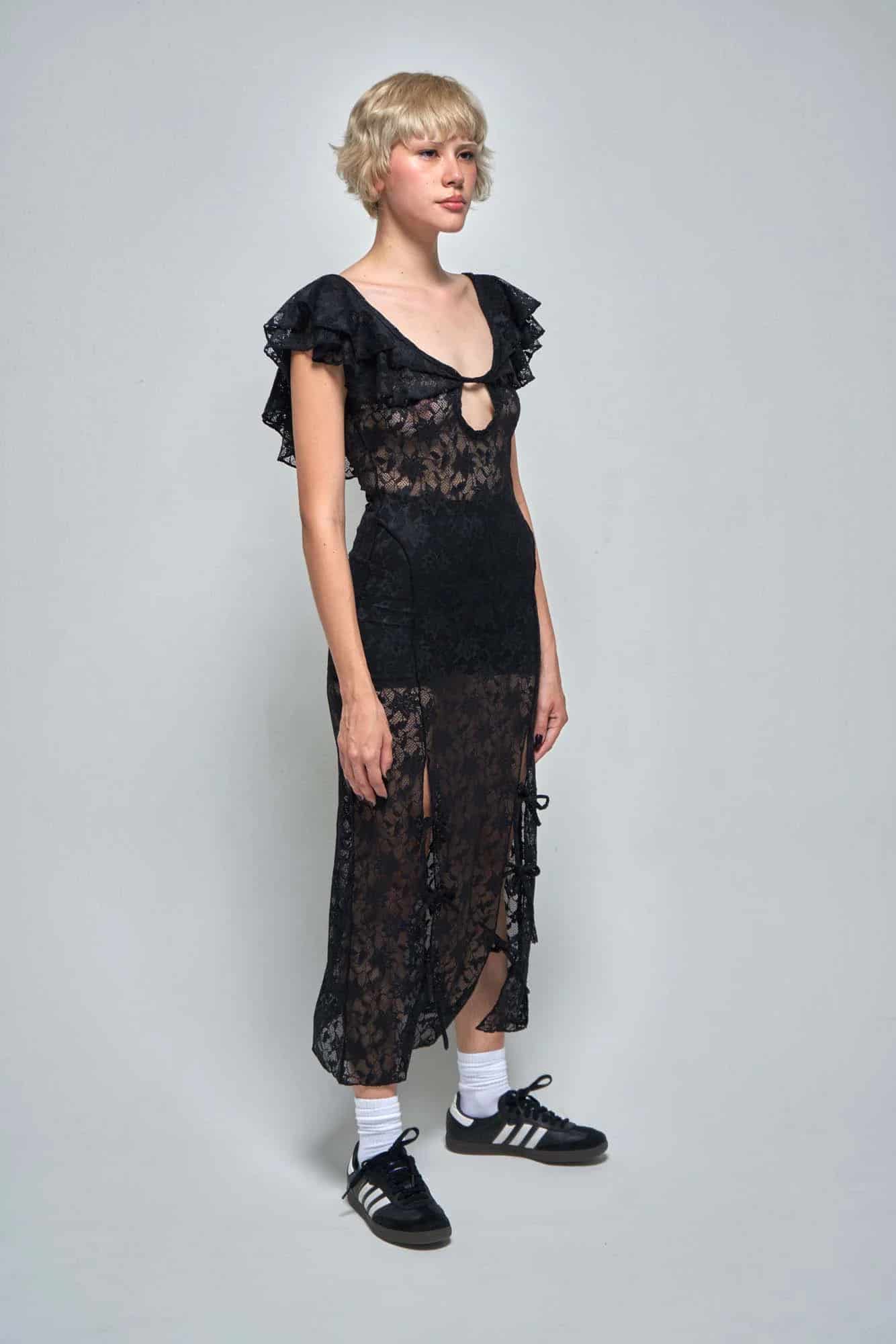 MIZU BLACK DRESS - miniatura 21