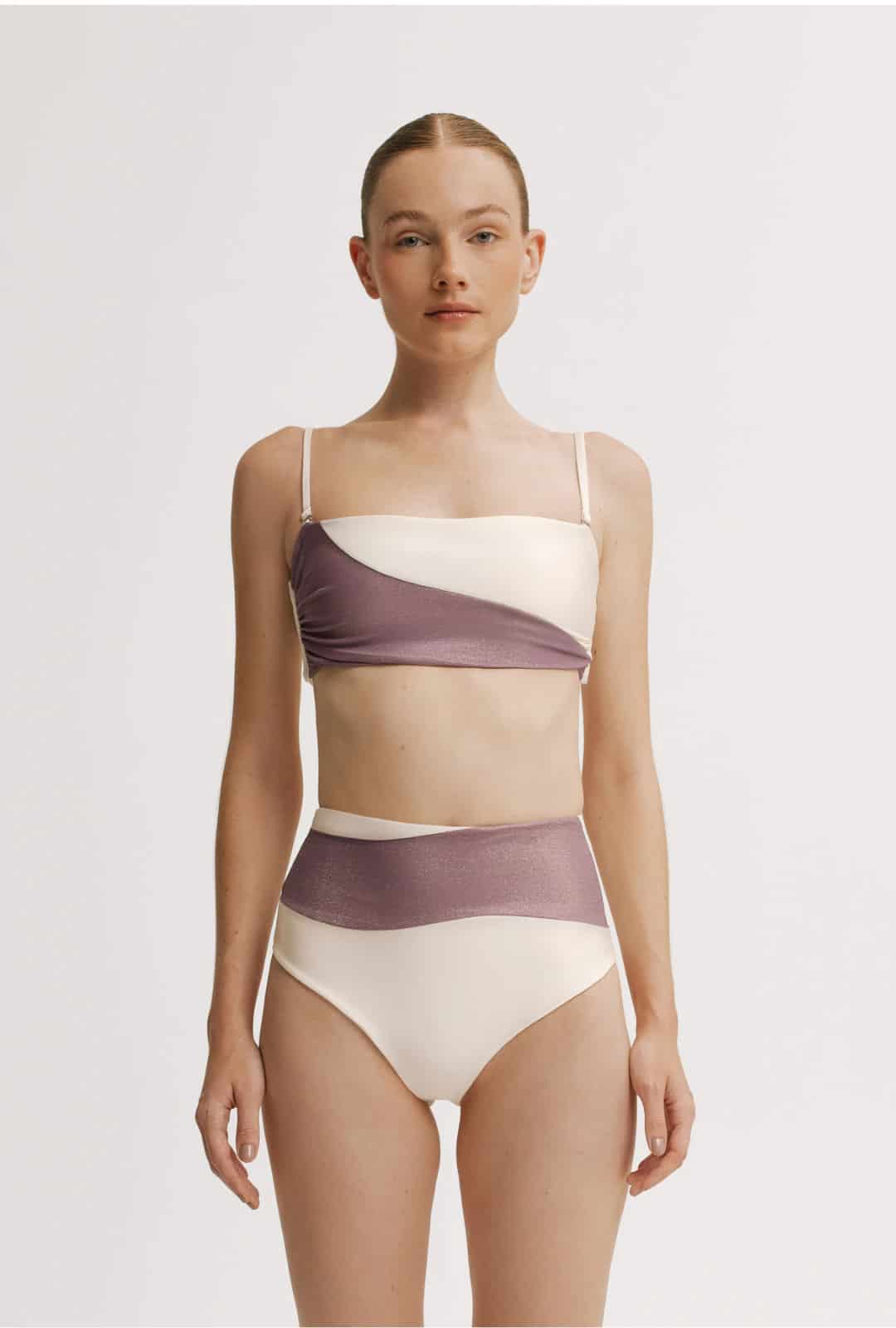Top de Bikini Kaira Malva - miniatura 1