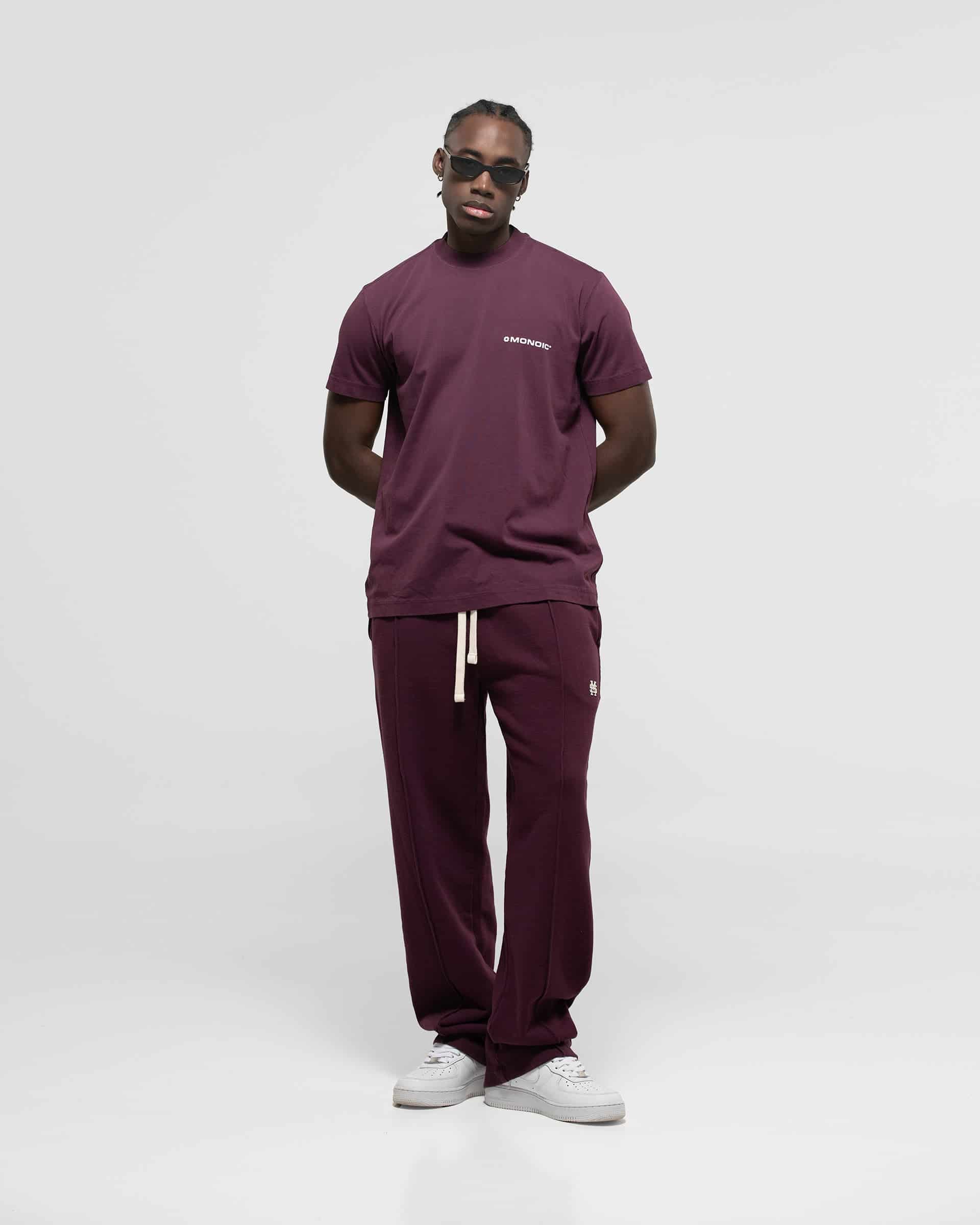 Camiseta Regular Fit Básica V3 - Burgundy - miniatura 3