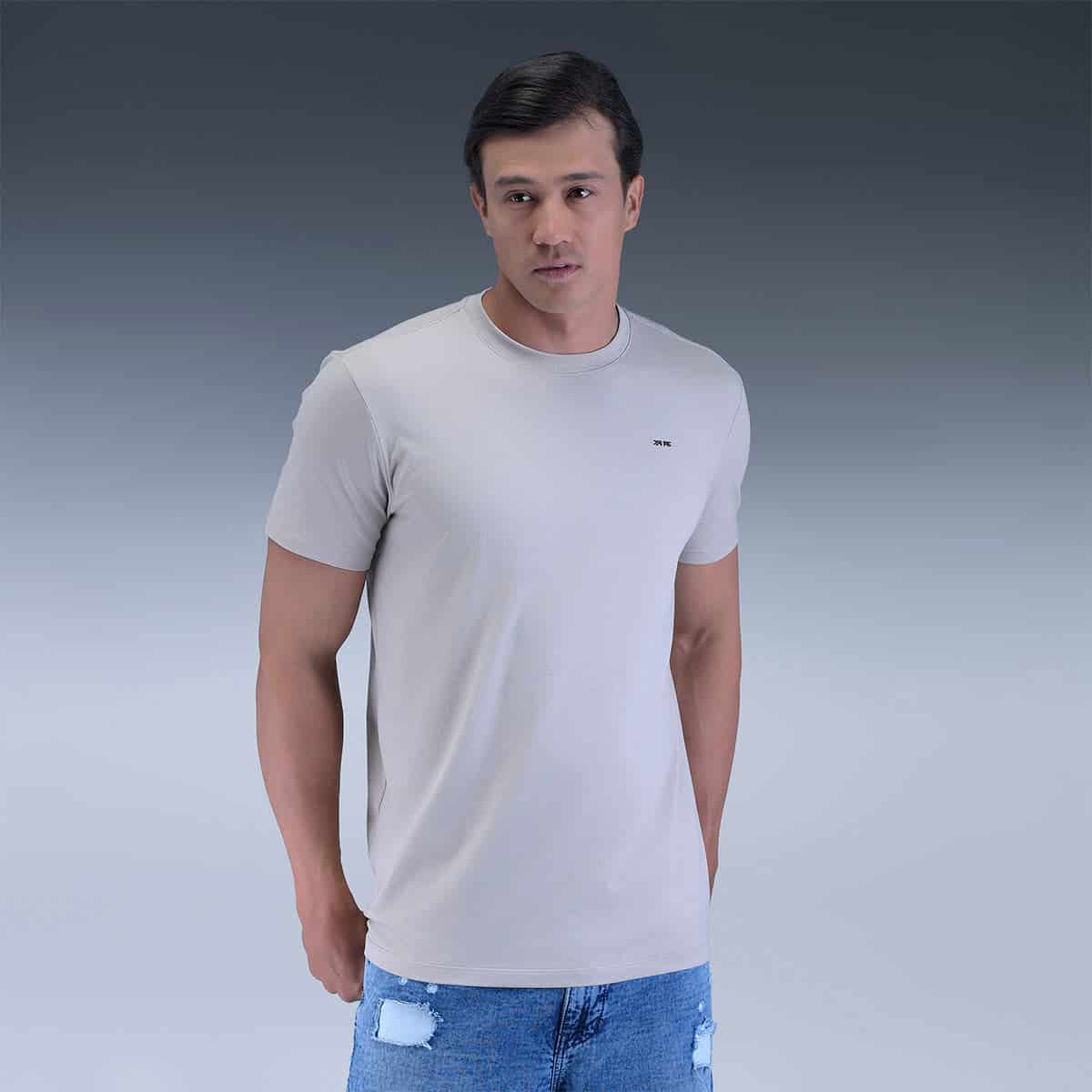Camiseta Básica Gris - miniatura 1