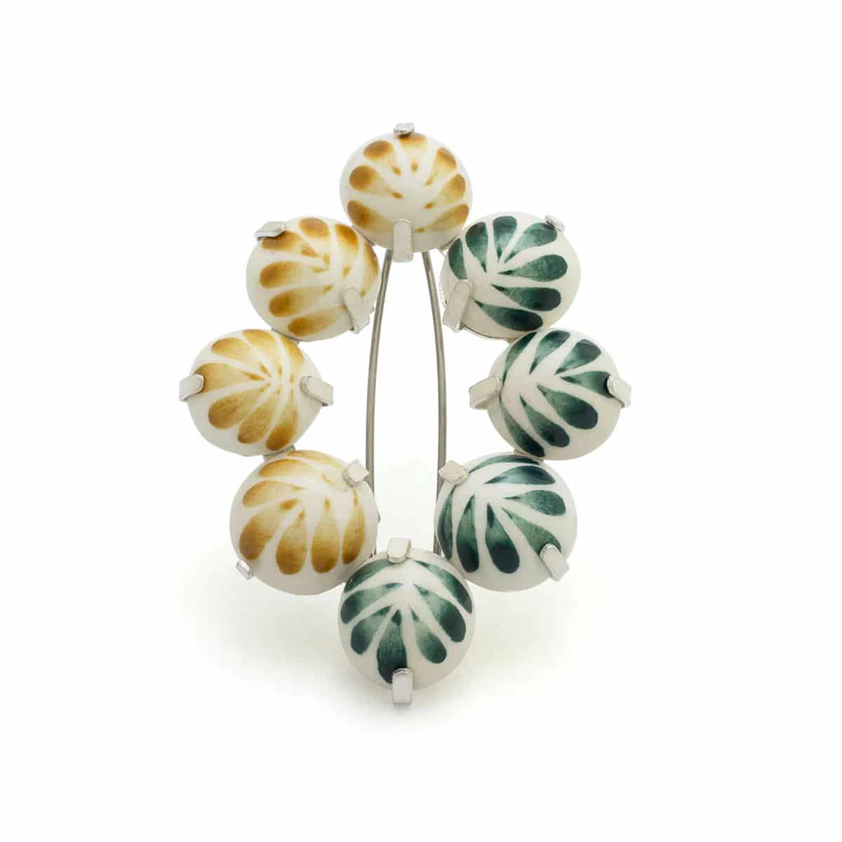 BROCHE 8 MEDIAS ESFERAS - miniatura 1