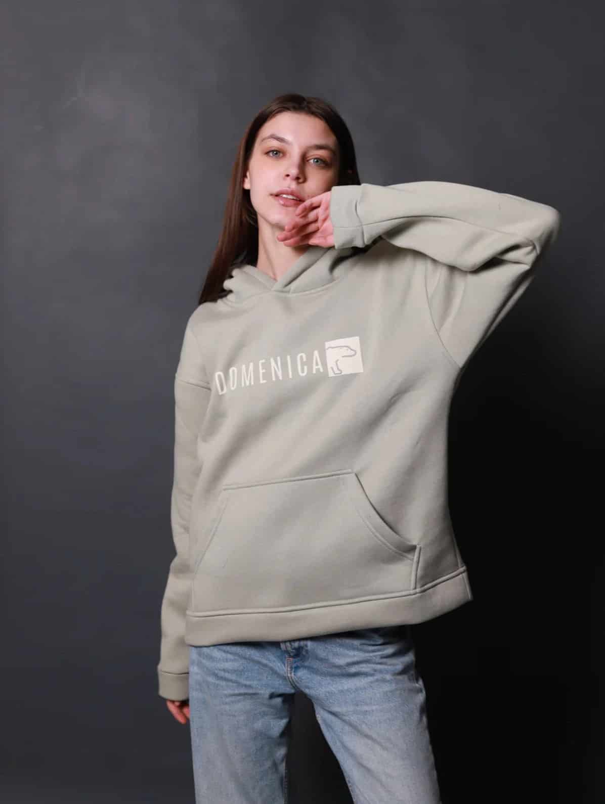 HOODIE OSO BEIGE OVERSIZED - UNISEX - miniatura 1