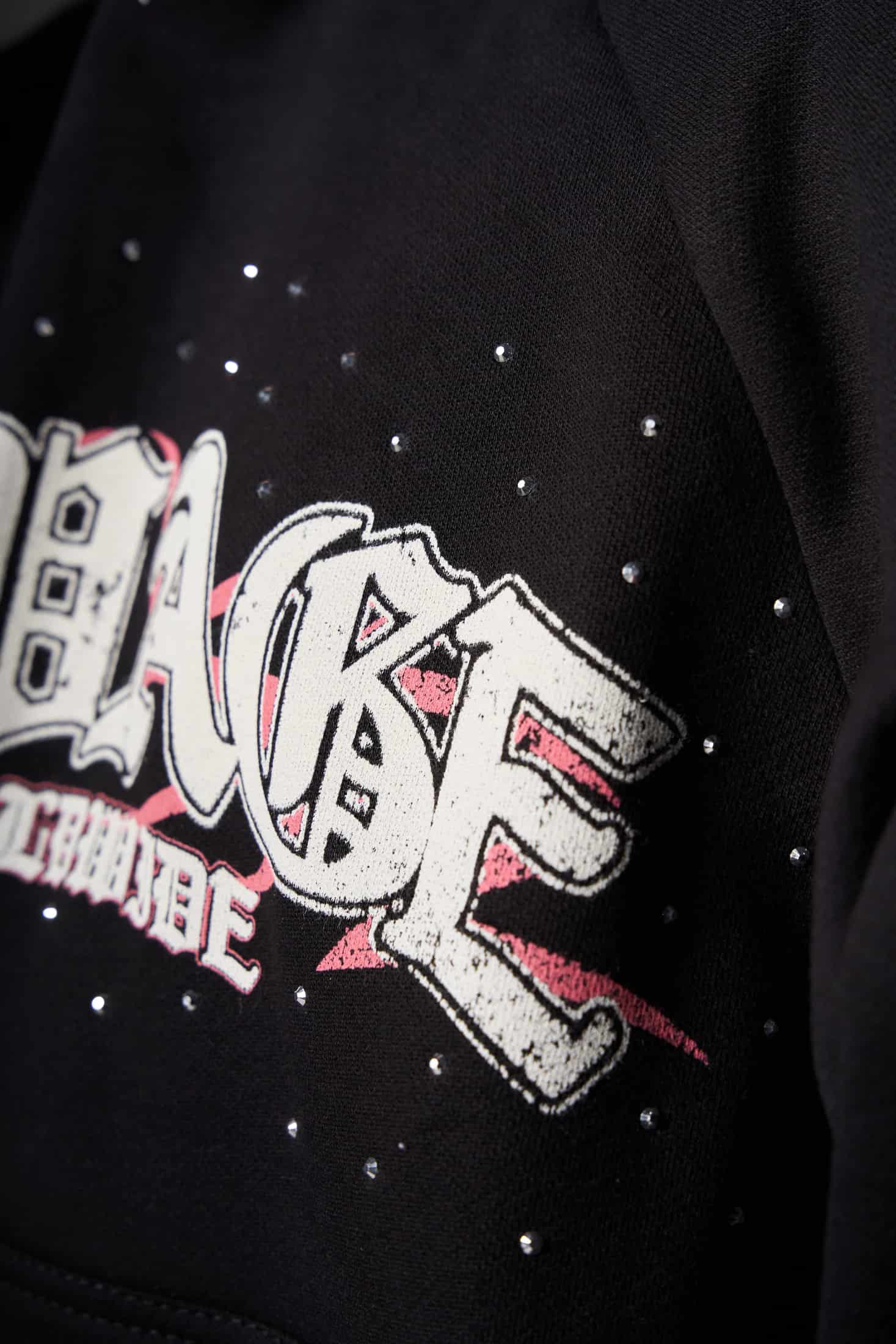 Hoodie Boxy fit rosa piedras  400 gramos - miniatura 6