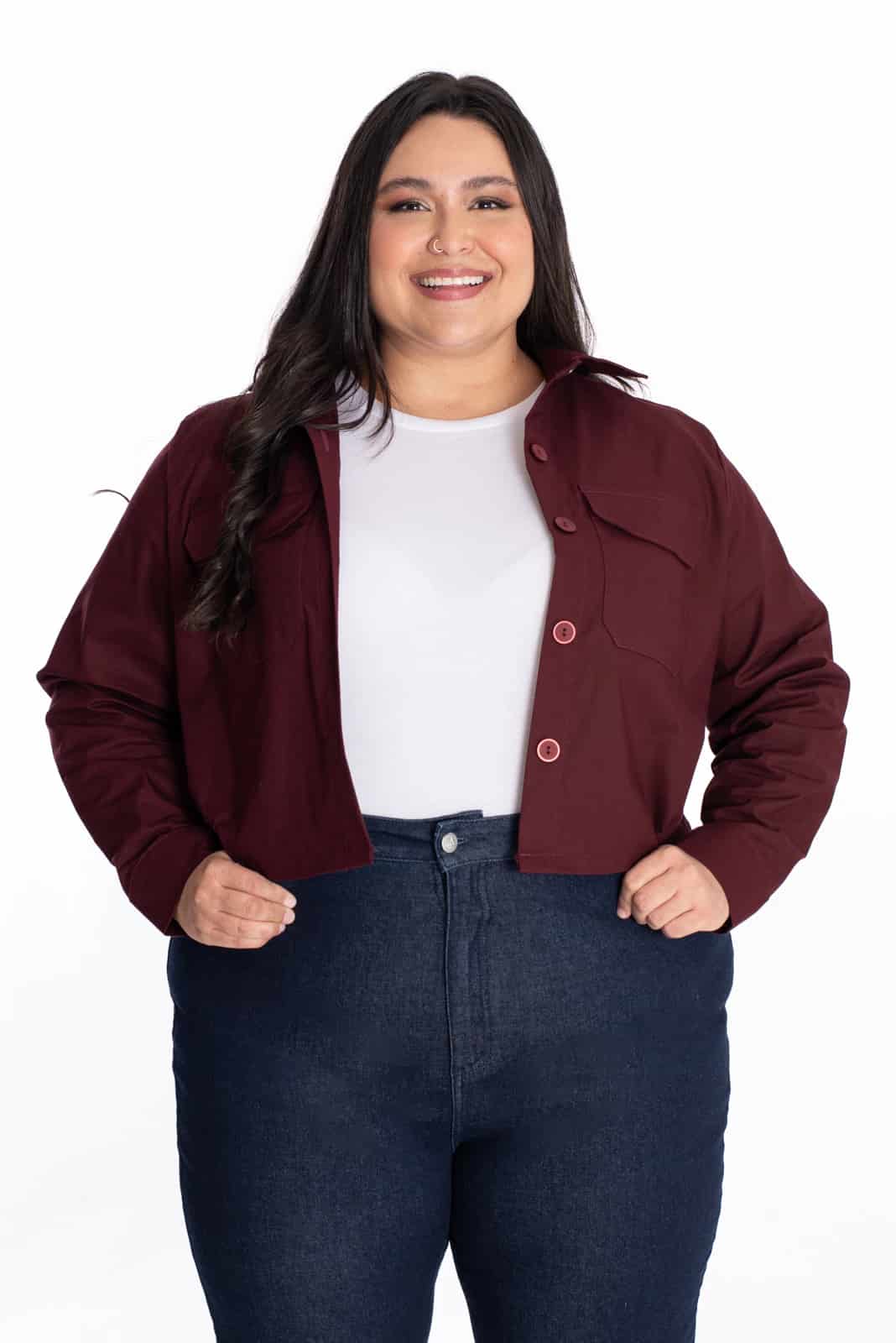 Chaqueta Ramona Vino Tinto - miniatura 8