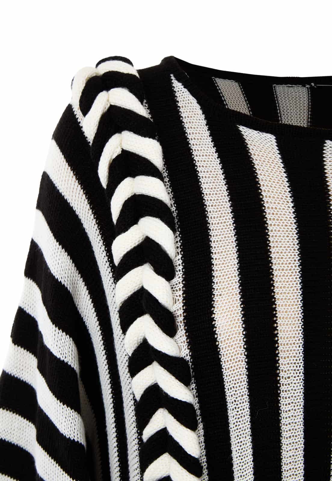 BRAIDED PLEATED SWEATER - miniatura 3