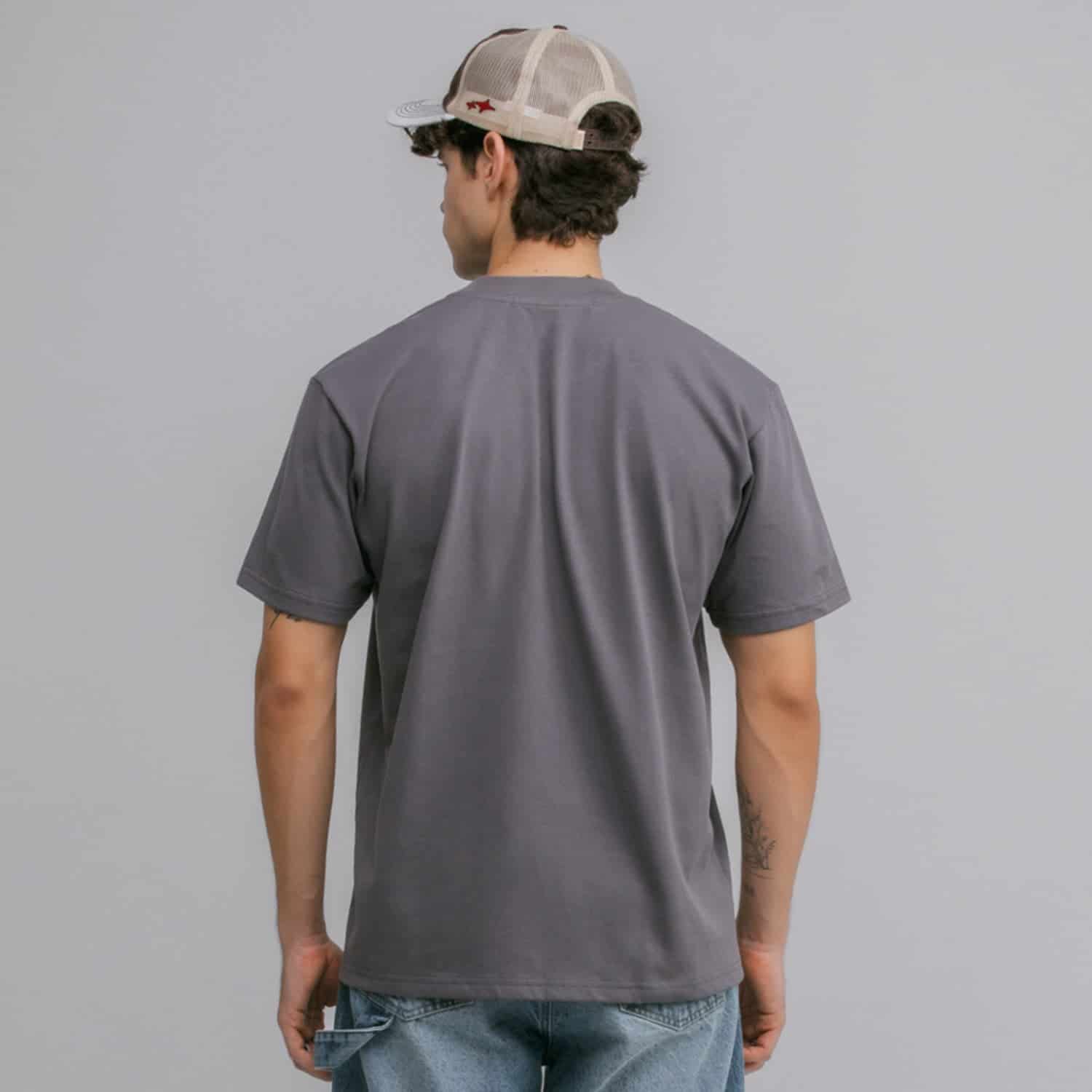 True Stamp T-Shirt - Gray - miniatura 3