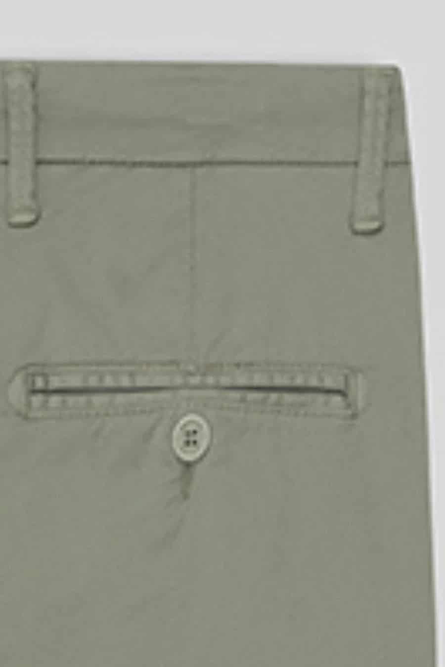 Men's cotton pants military green mauro - miniatura 3