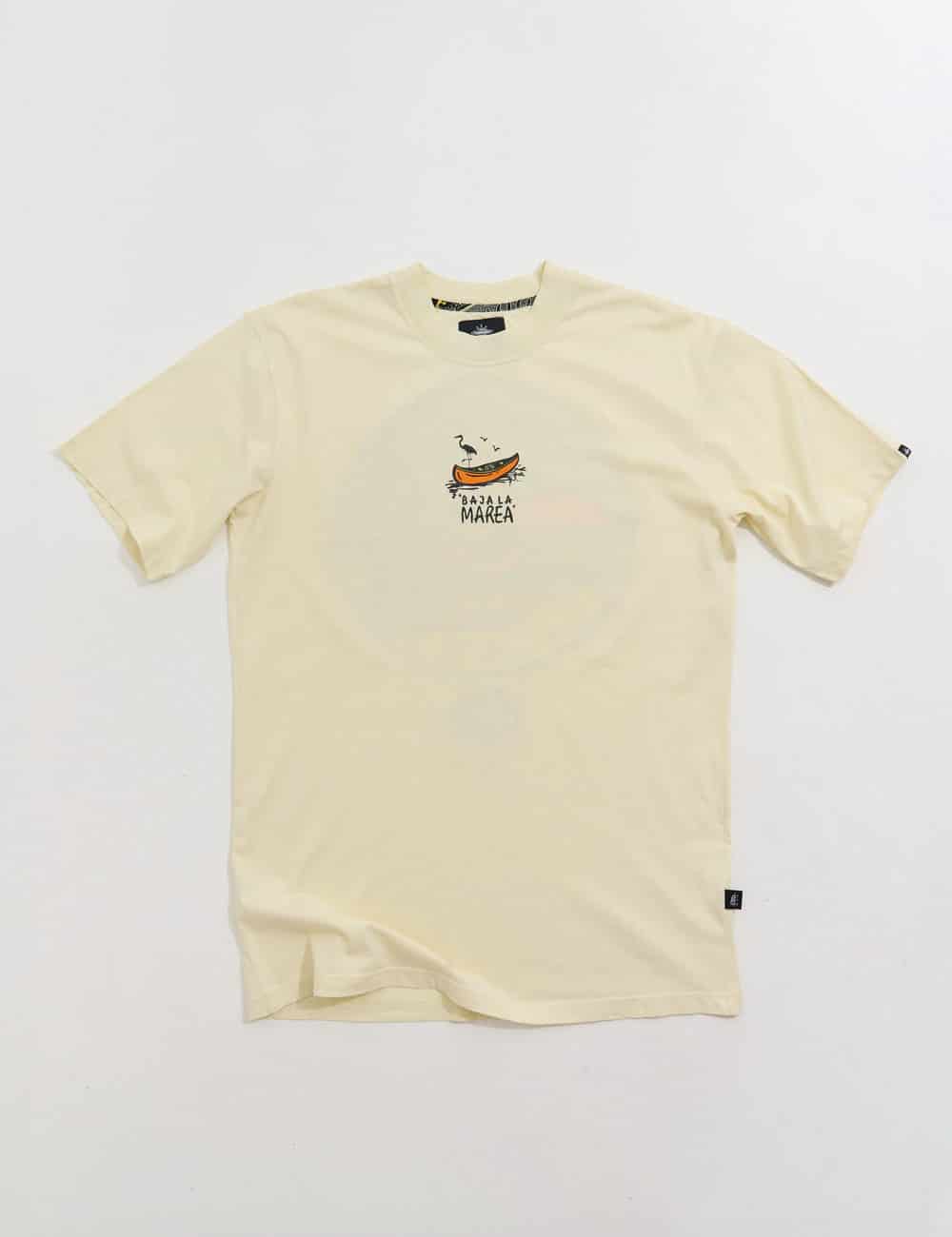Camiseta Oversize Baja la marea  amarillo pastel Hombre - miniatura 14