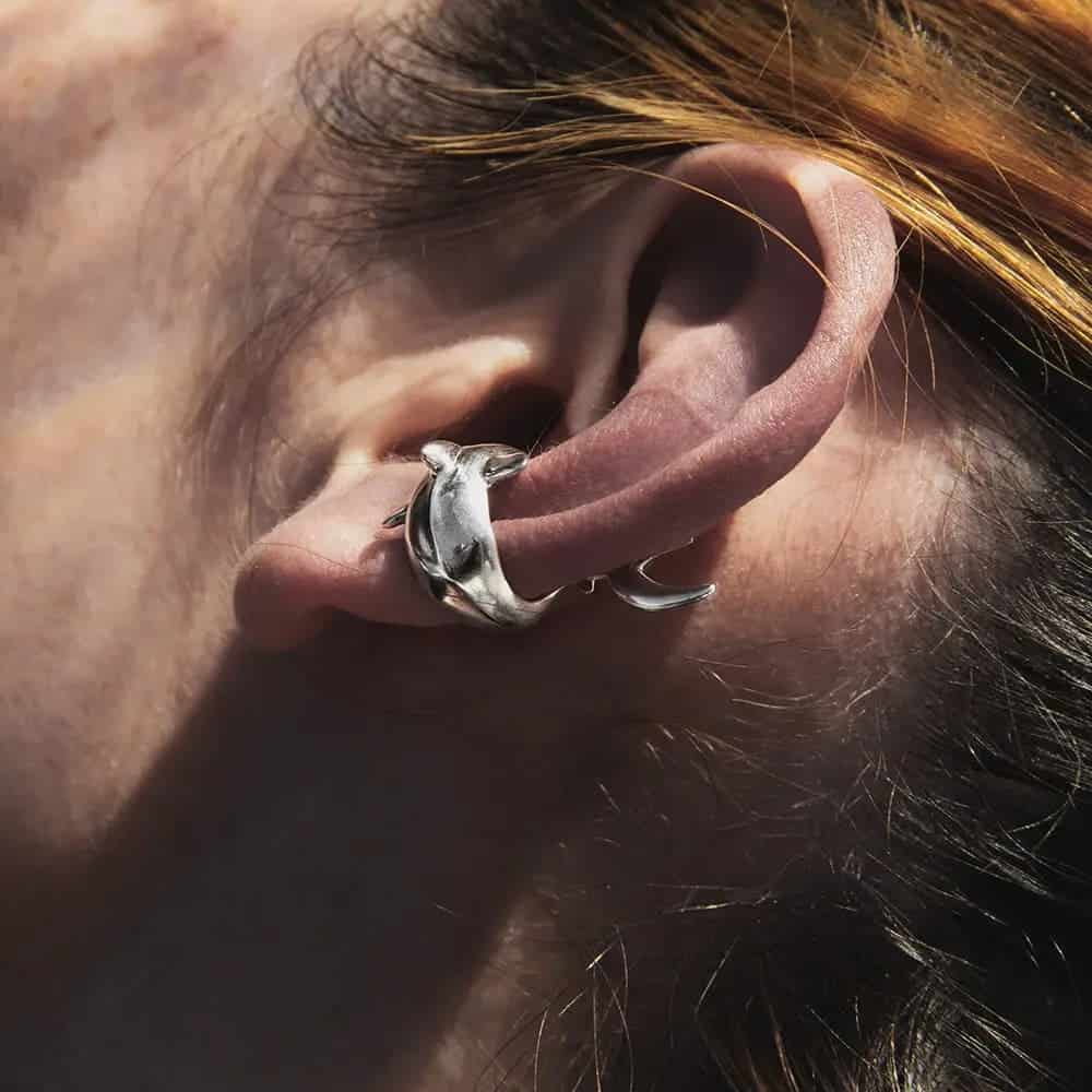 Earcuff Tiburón martillo - miniatura 2