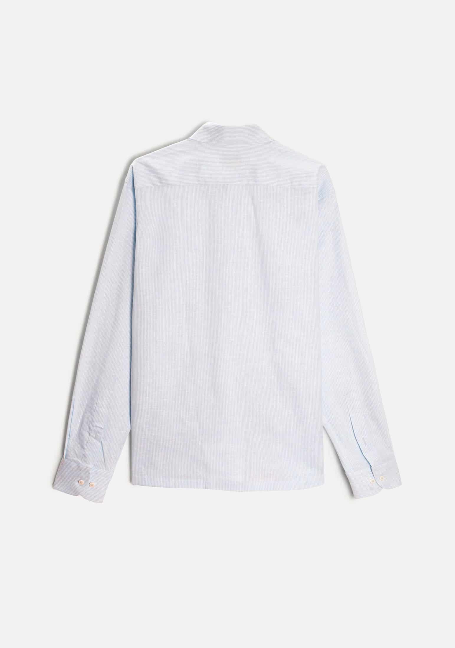 Camisa H CI Jamaica Rayas Delg Azul Claro - miniatura 7