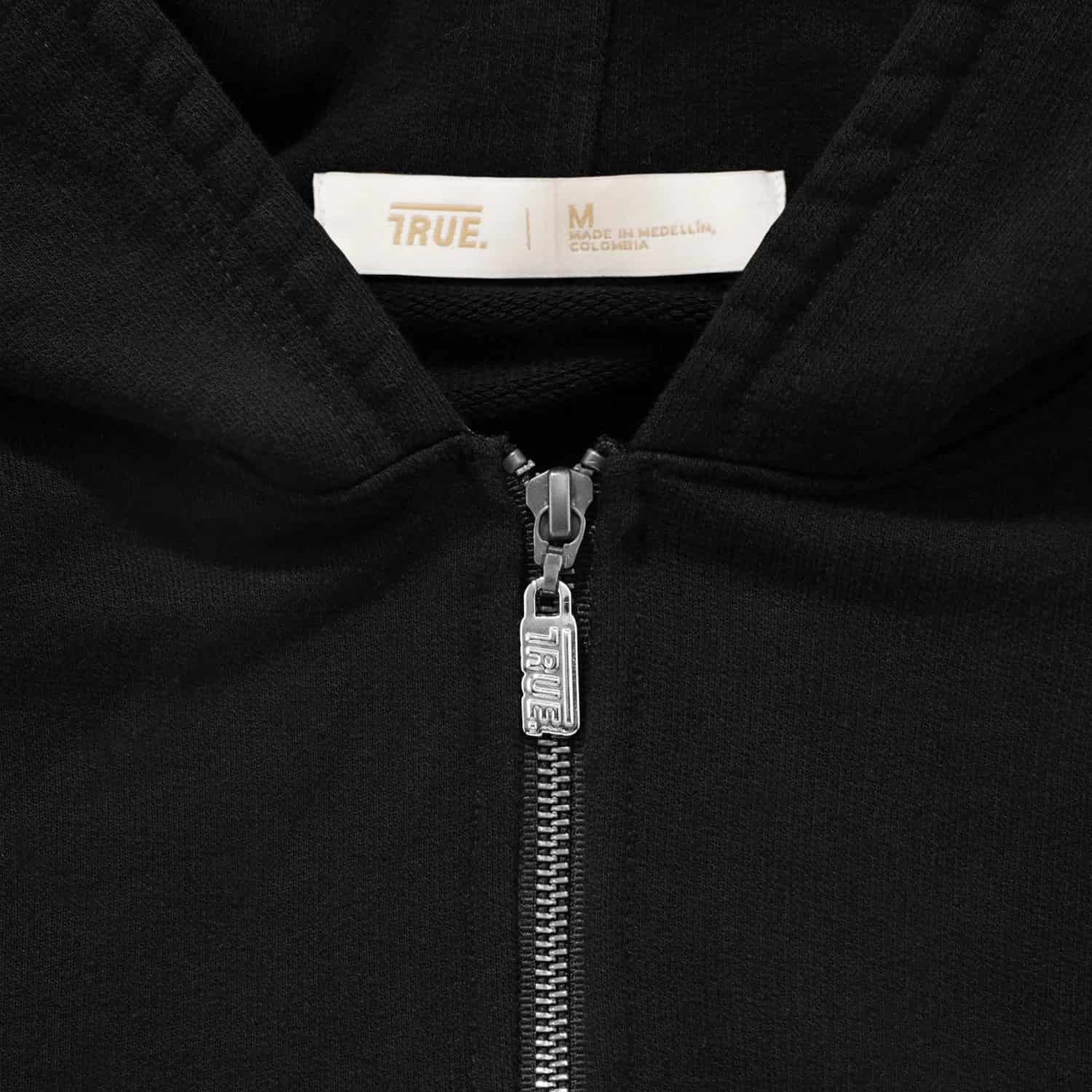 Classic Zipper Hoodie - Black - miniatura 16