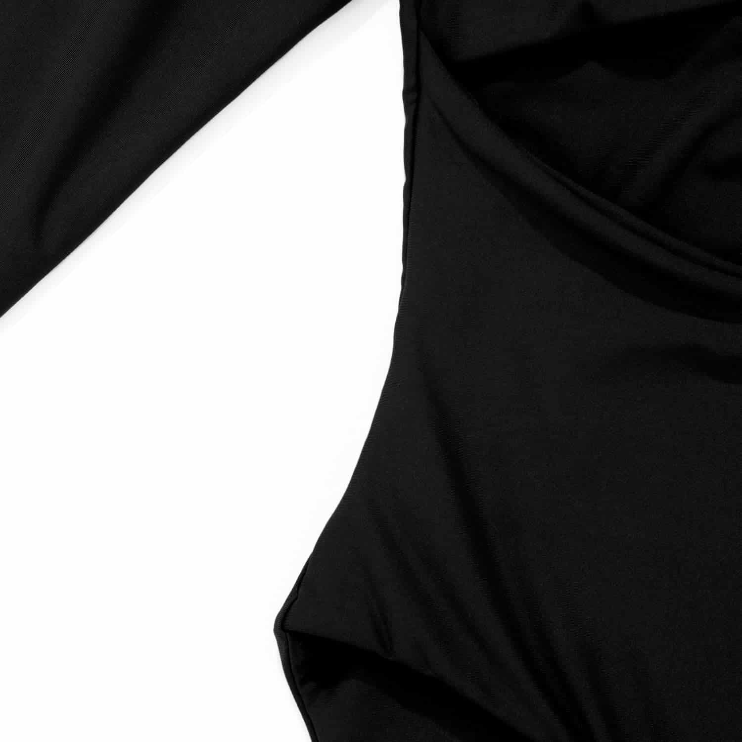 Signature Cut-Out LS Bodysuit - Black - miniatura 6