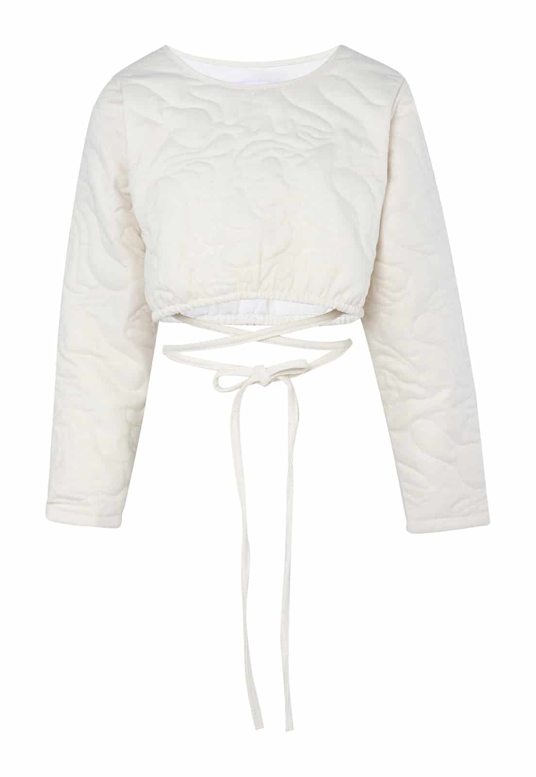 Claude Puffy Shirt Cream - miniatura 1