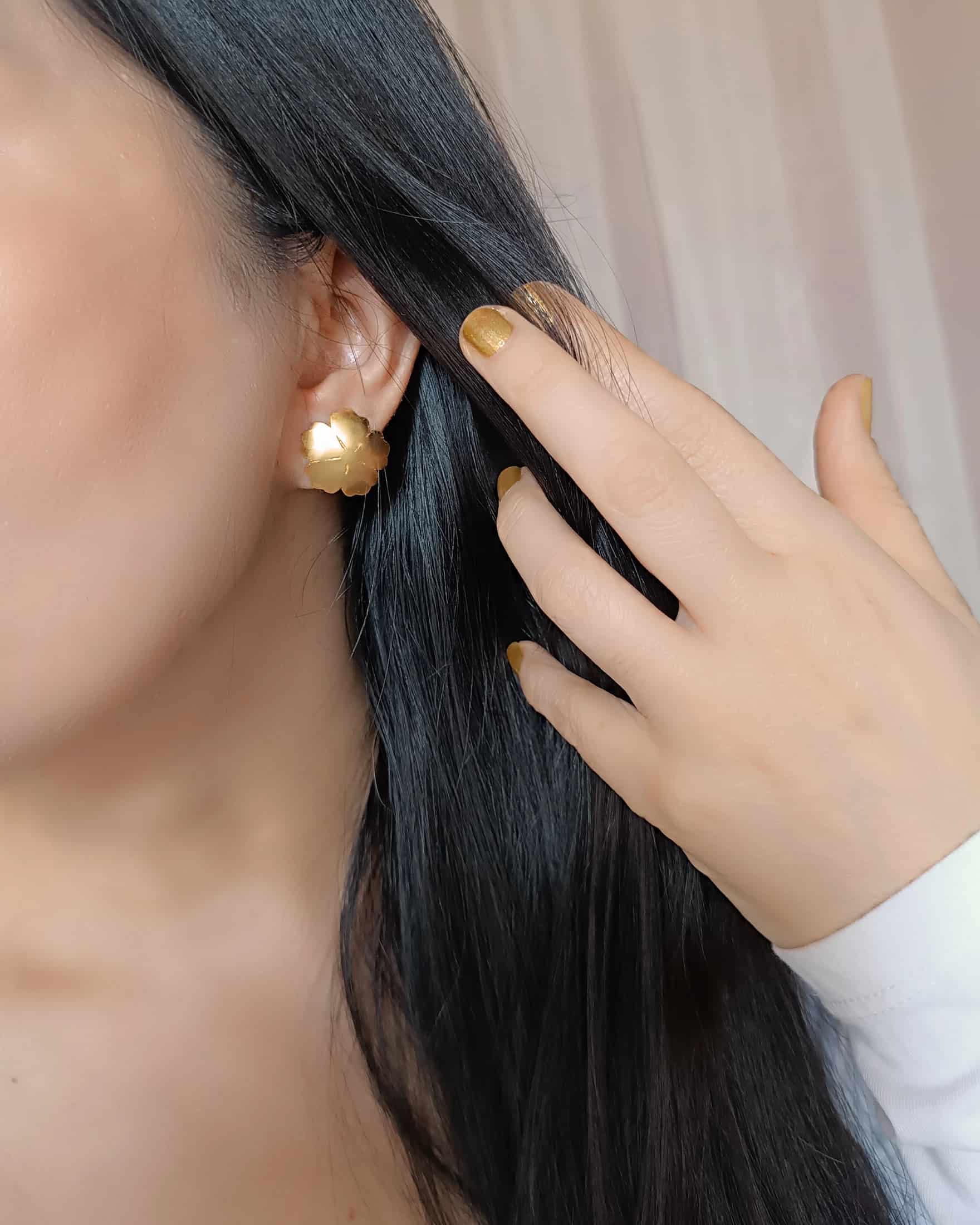 Aretes topos básicos Ninfa - miniatura 4