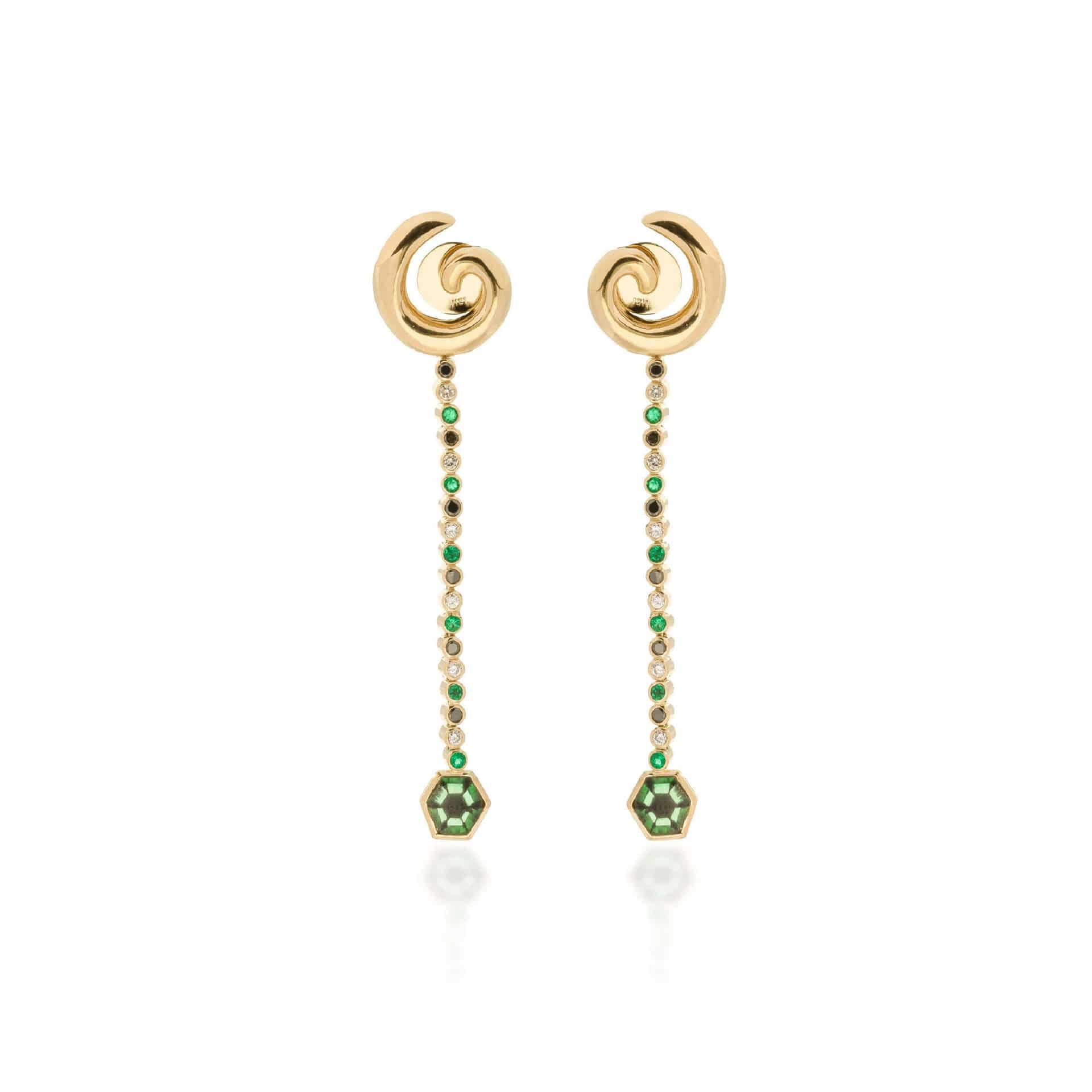 Aretes Snake Iris - miniatura 1
