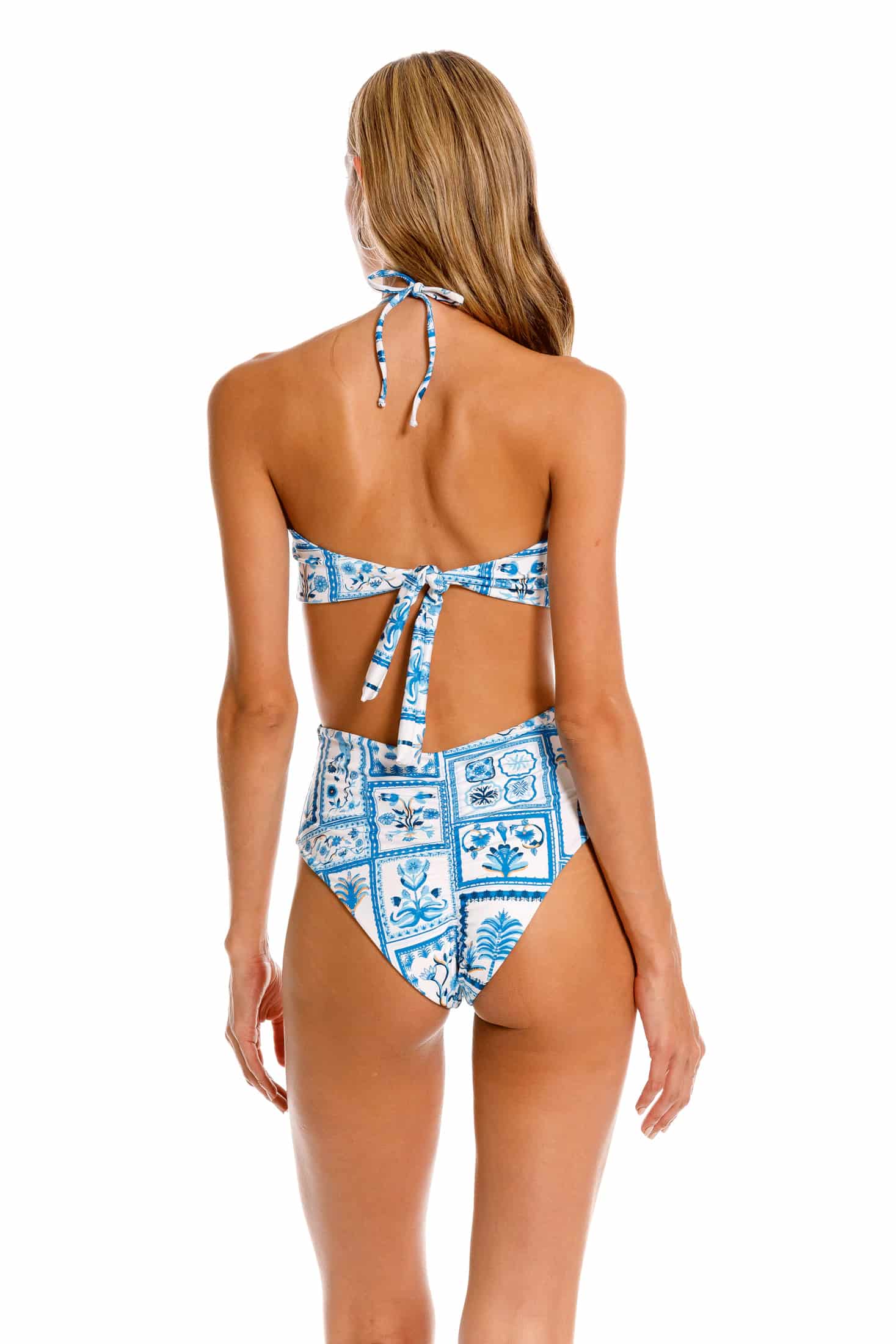 Entero Strapless U Rosseta Azul - miniatura 2