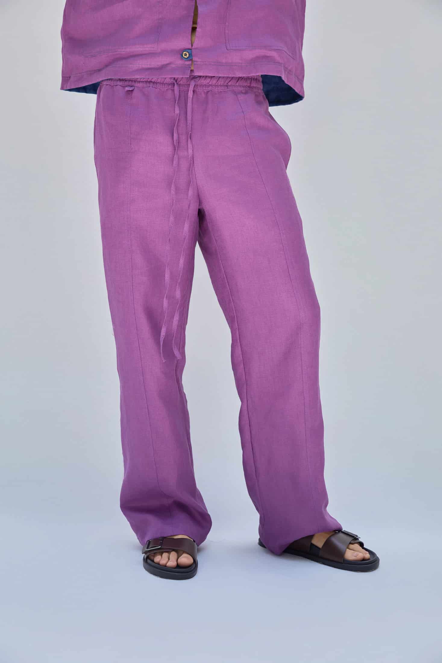 GEORGE PANTS PURPLE - miniatura 2