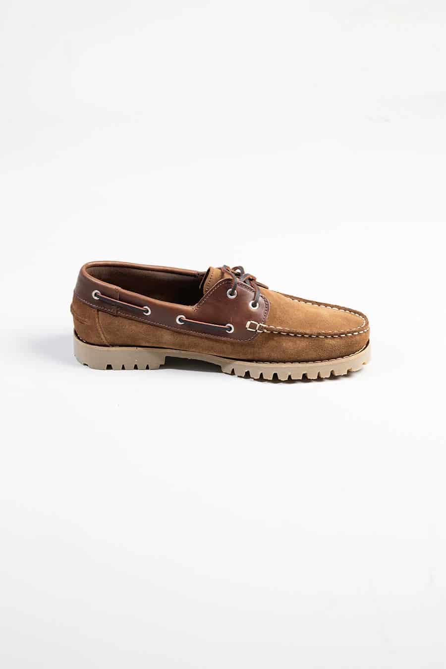 Men's moccasin nautical cord taupe - miniatura 6