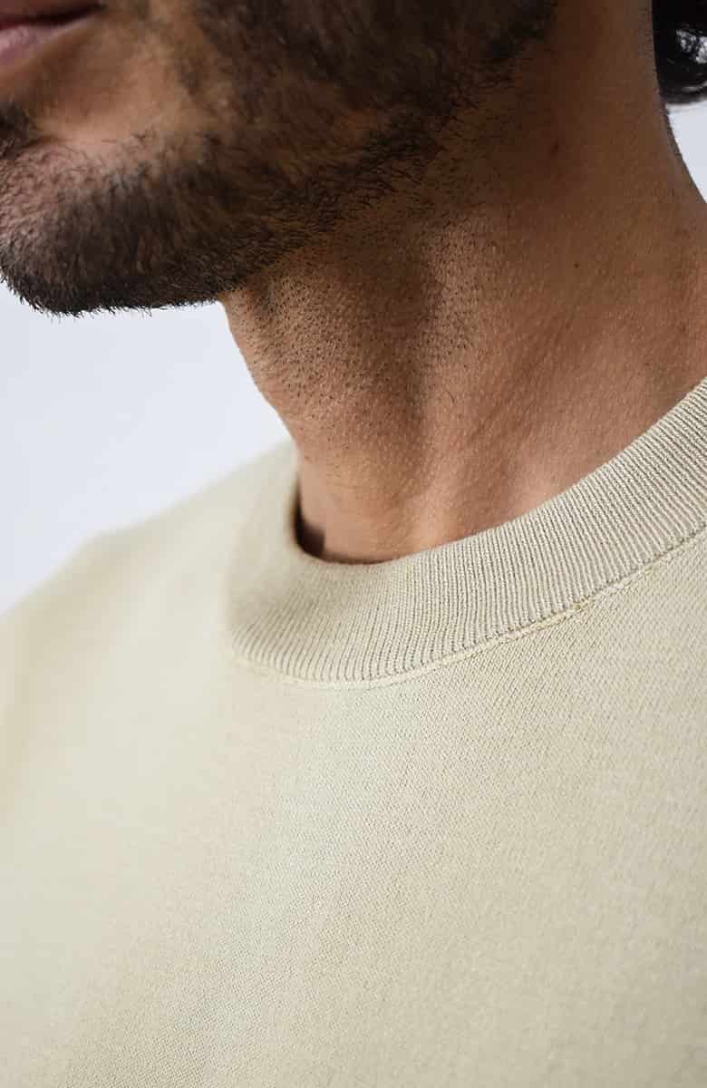 Camiseta Tejida Kaki Para Hombre - miniatura 2