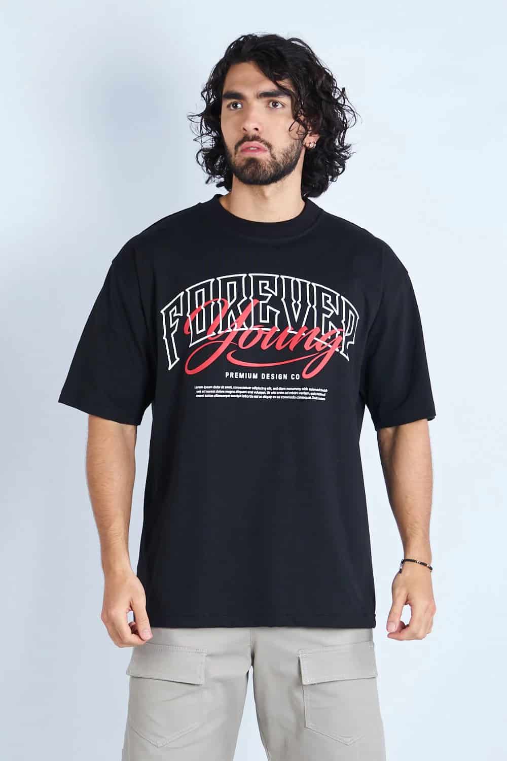 CAMISETA OVERSIZE NEGRA [DROP 0:0] - miniatura 1