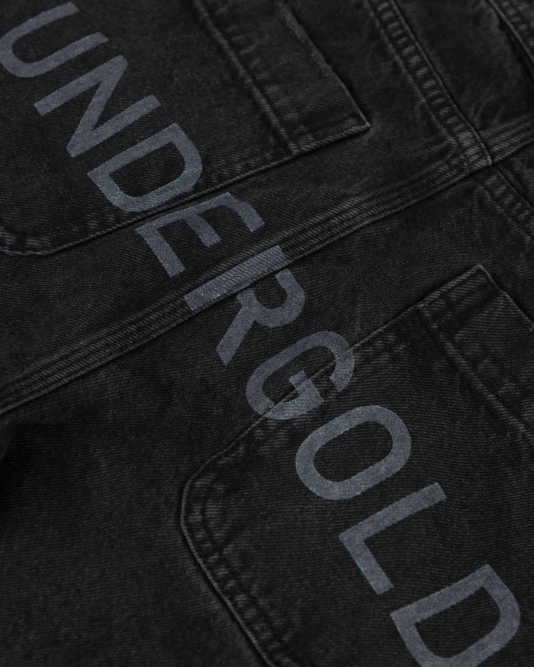 Line Basic Slim Fit Ripped Jeans Washed Black - miniatura 4