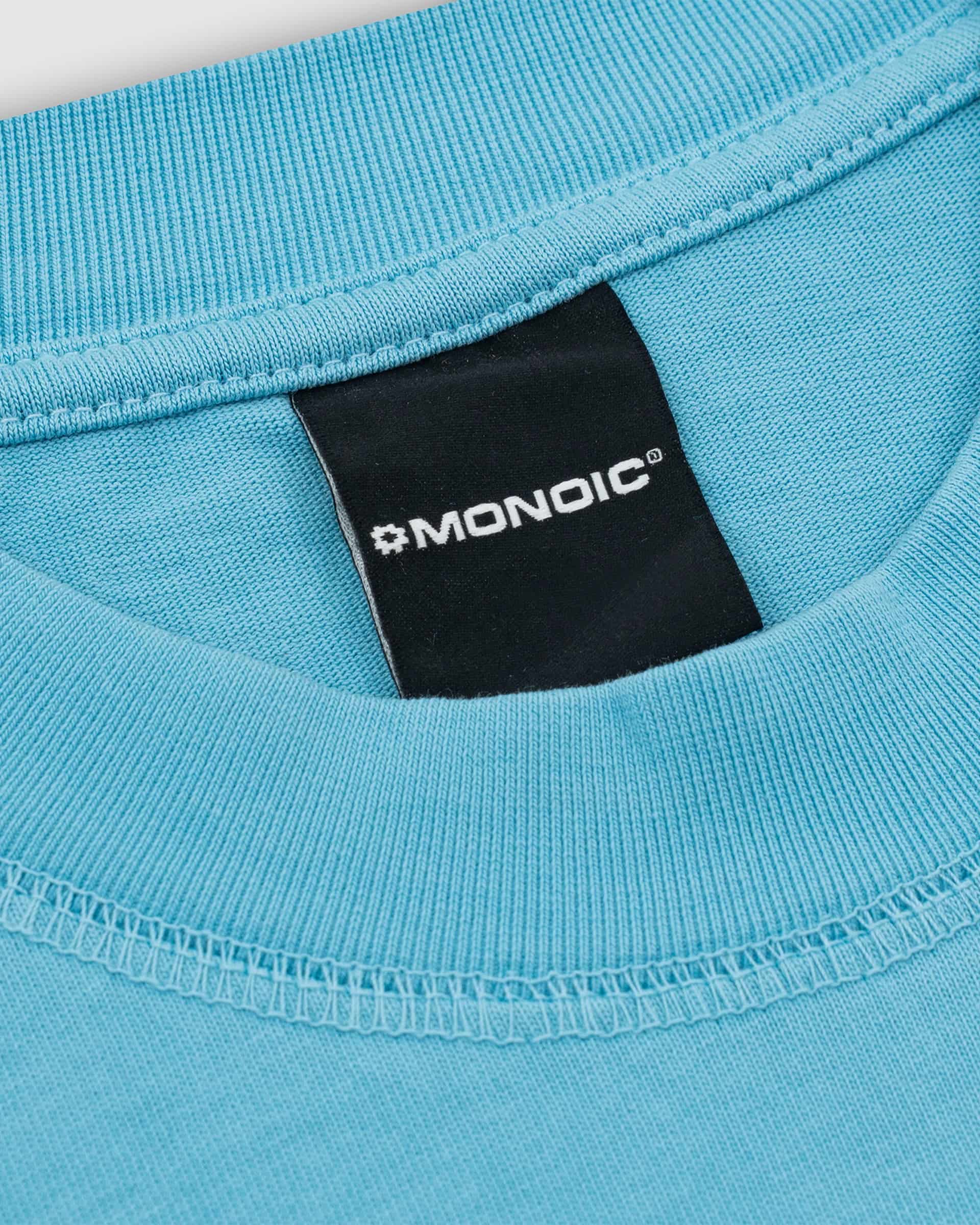 Camiseta Oversized Básica V4 - Azul Claro - miniatura 3