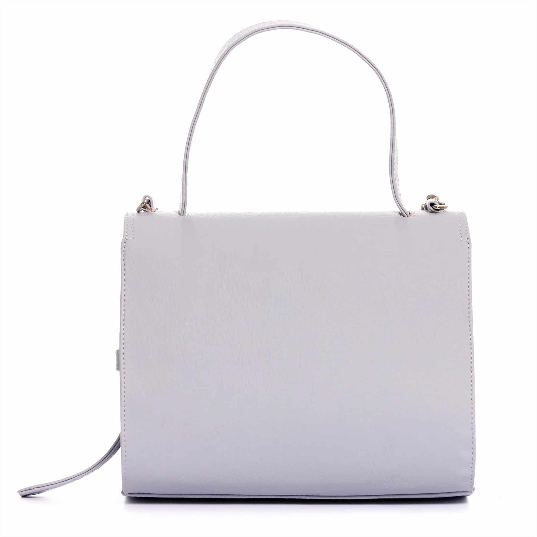 Cartera Para Mujer Dandy Gris Con Cargadera En Cadena - miniatura 2