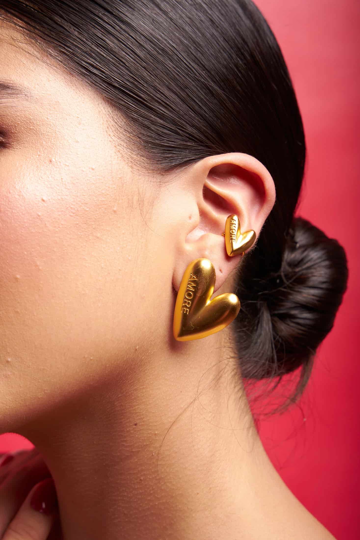 Aretes Amore sencillo - miniatura 1