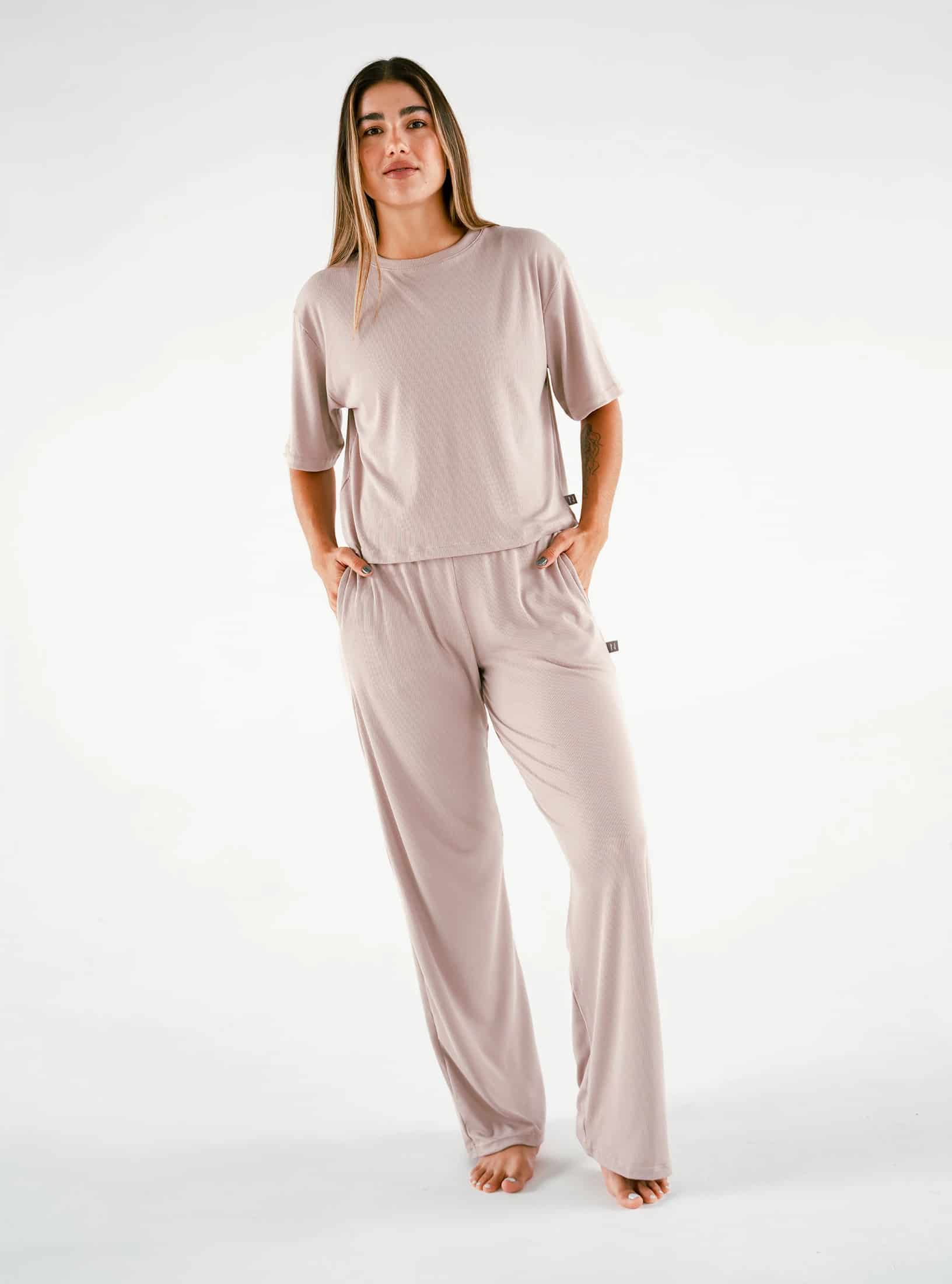 Cozy Rib Set - Latte - miniatura 4