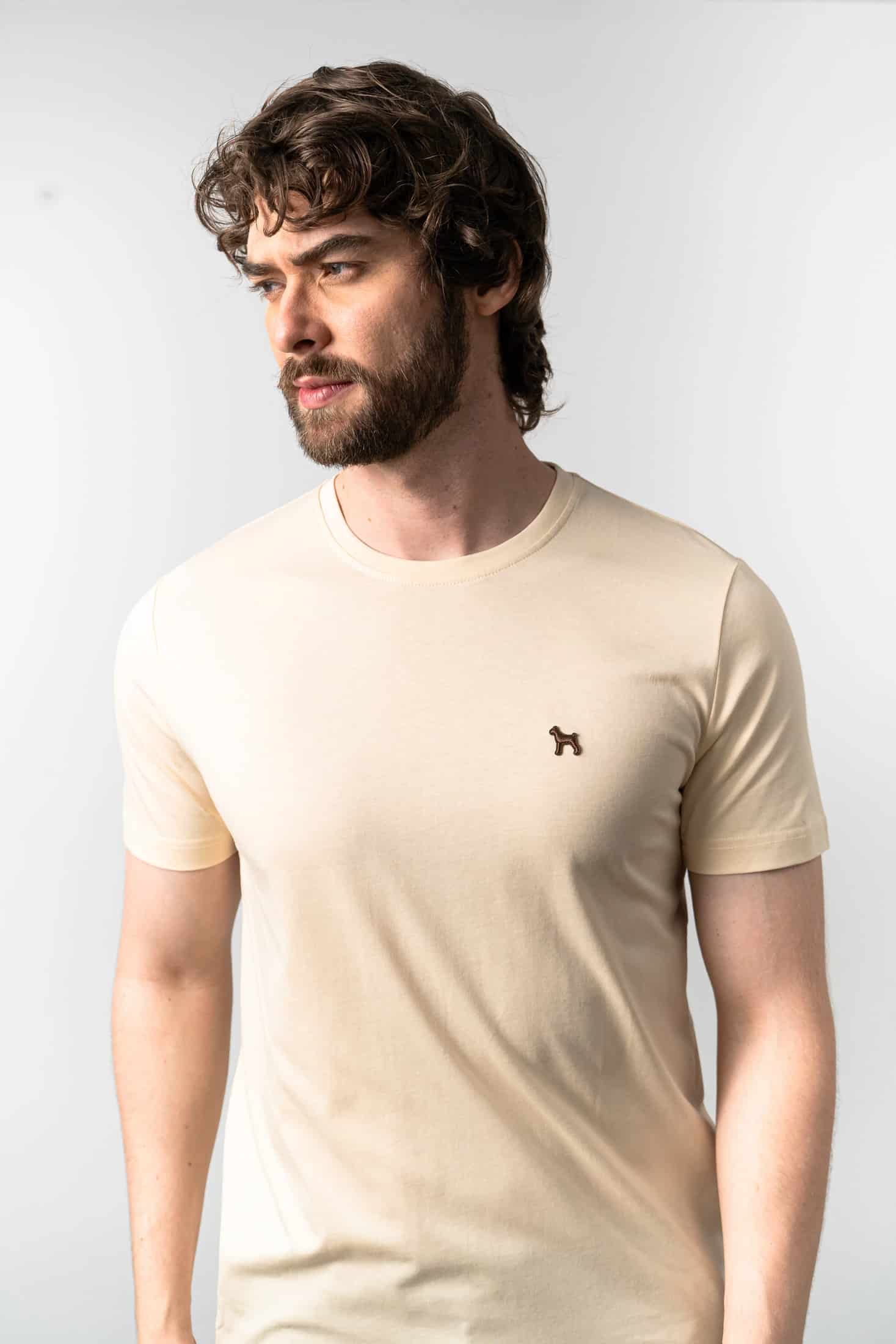 Camiseta Básica Crema - miniatura 2