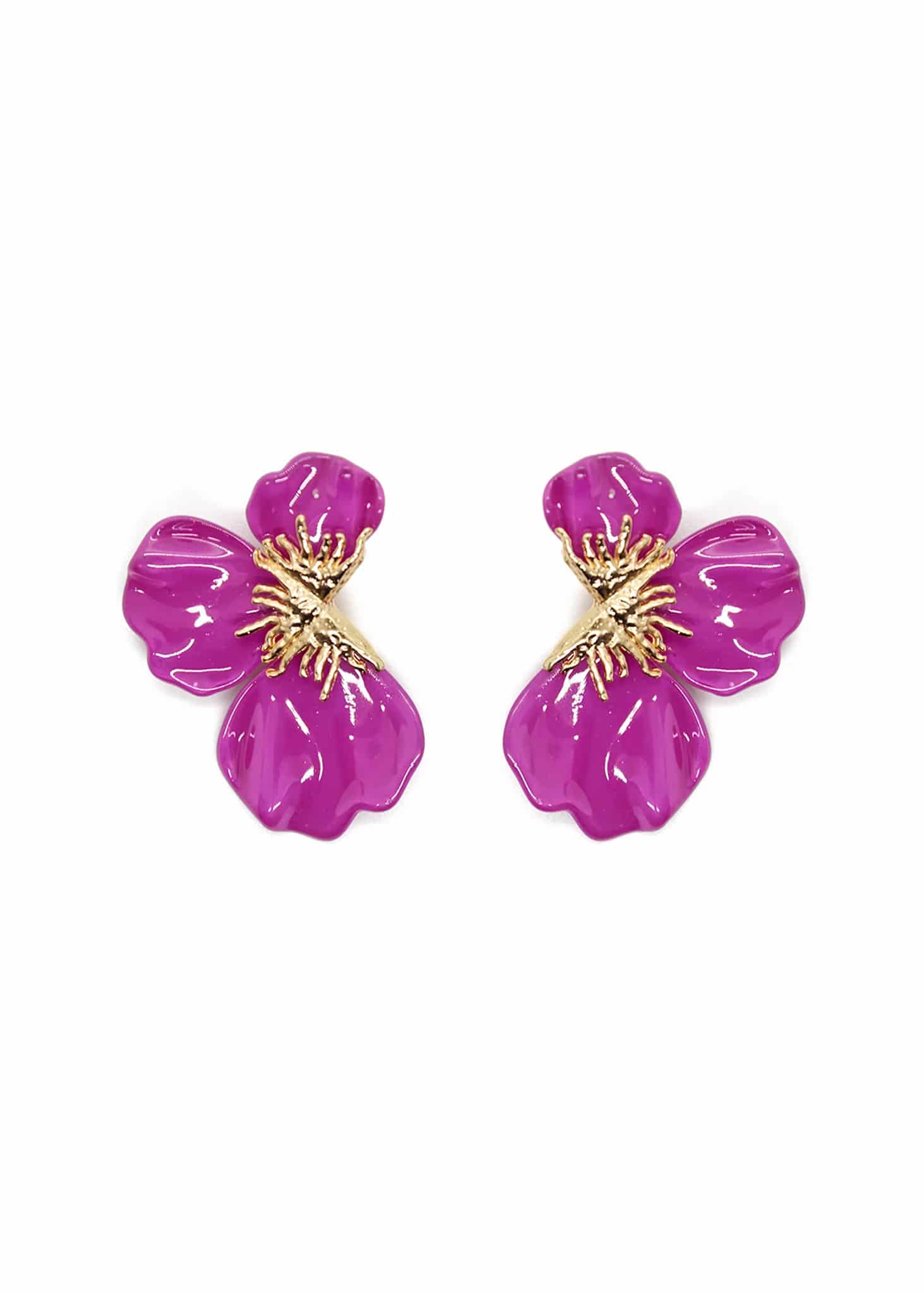 Aretes de flor - miniatura 2