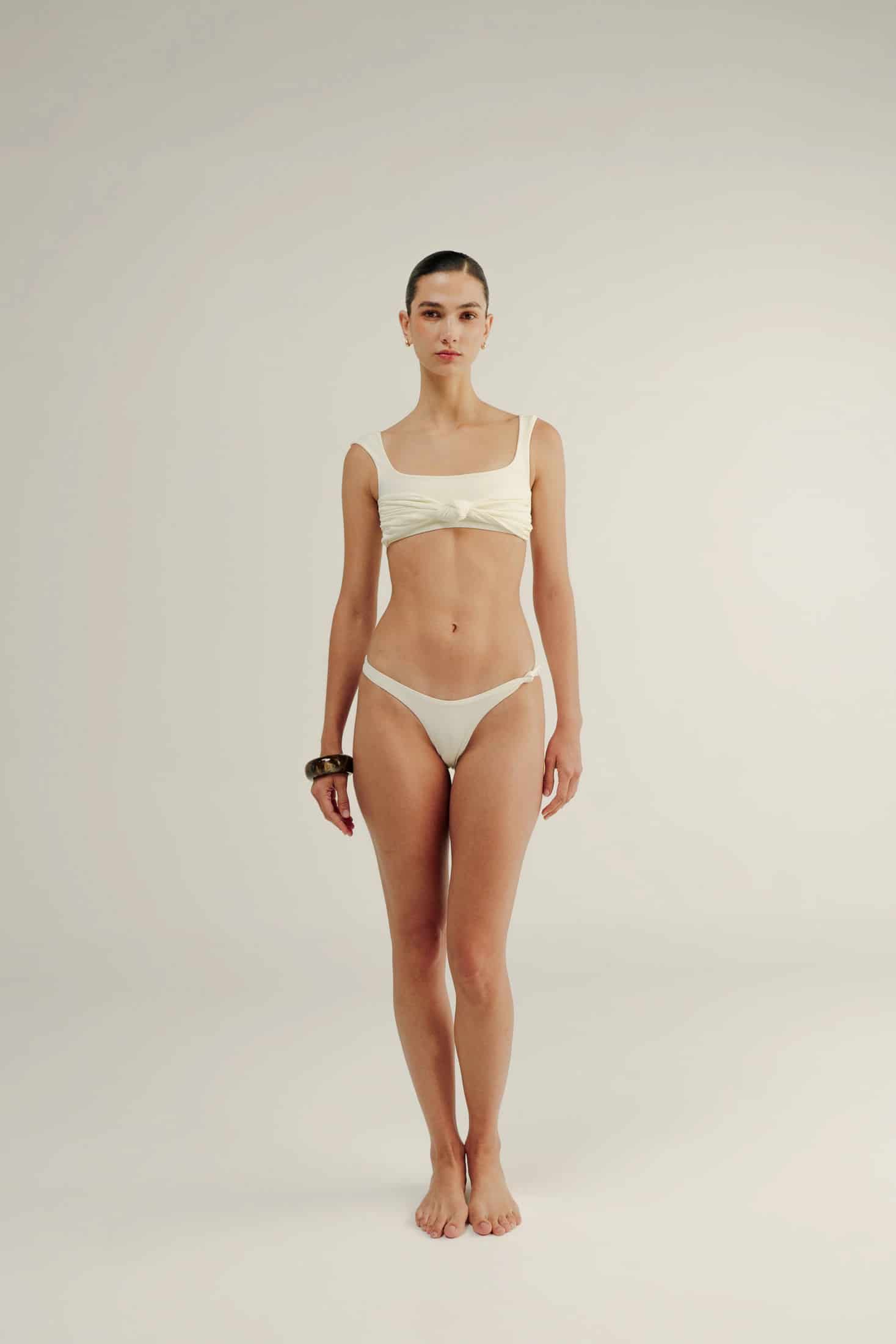 NUDO BIKINI BOTTOM - IVORY - miniatura 2