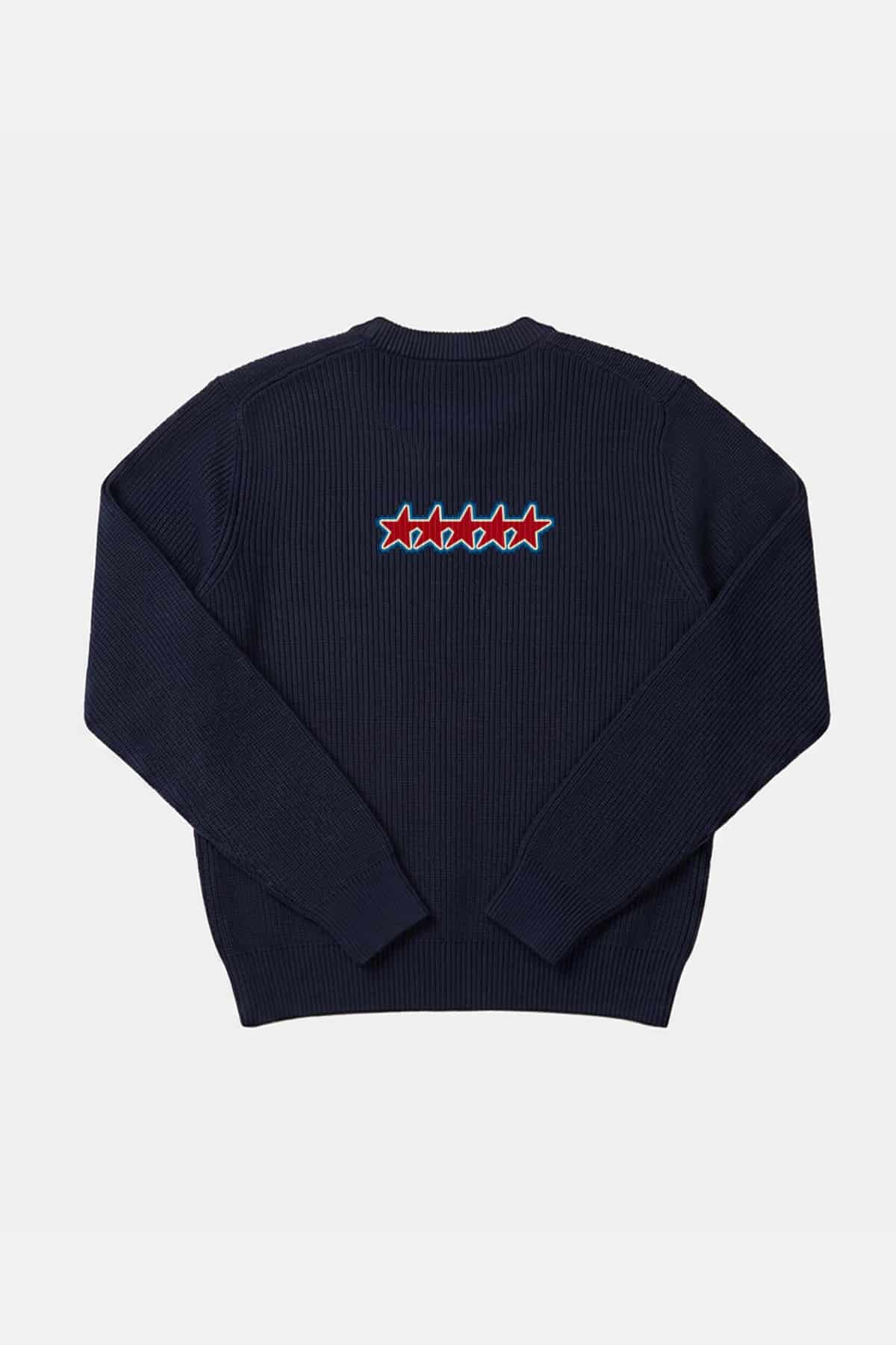 Starry Rib Sweater Navy - miniatura 2