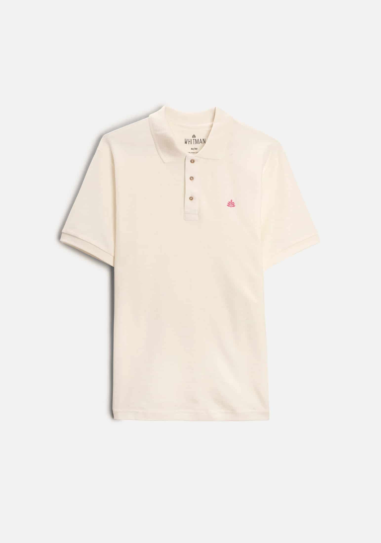 Camiseta Polo H Unicolor L-Fuc Marfil. - miniatura 1