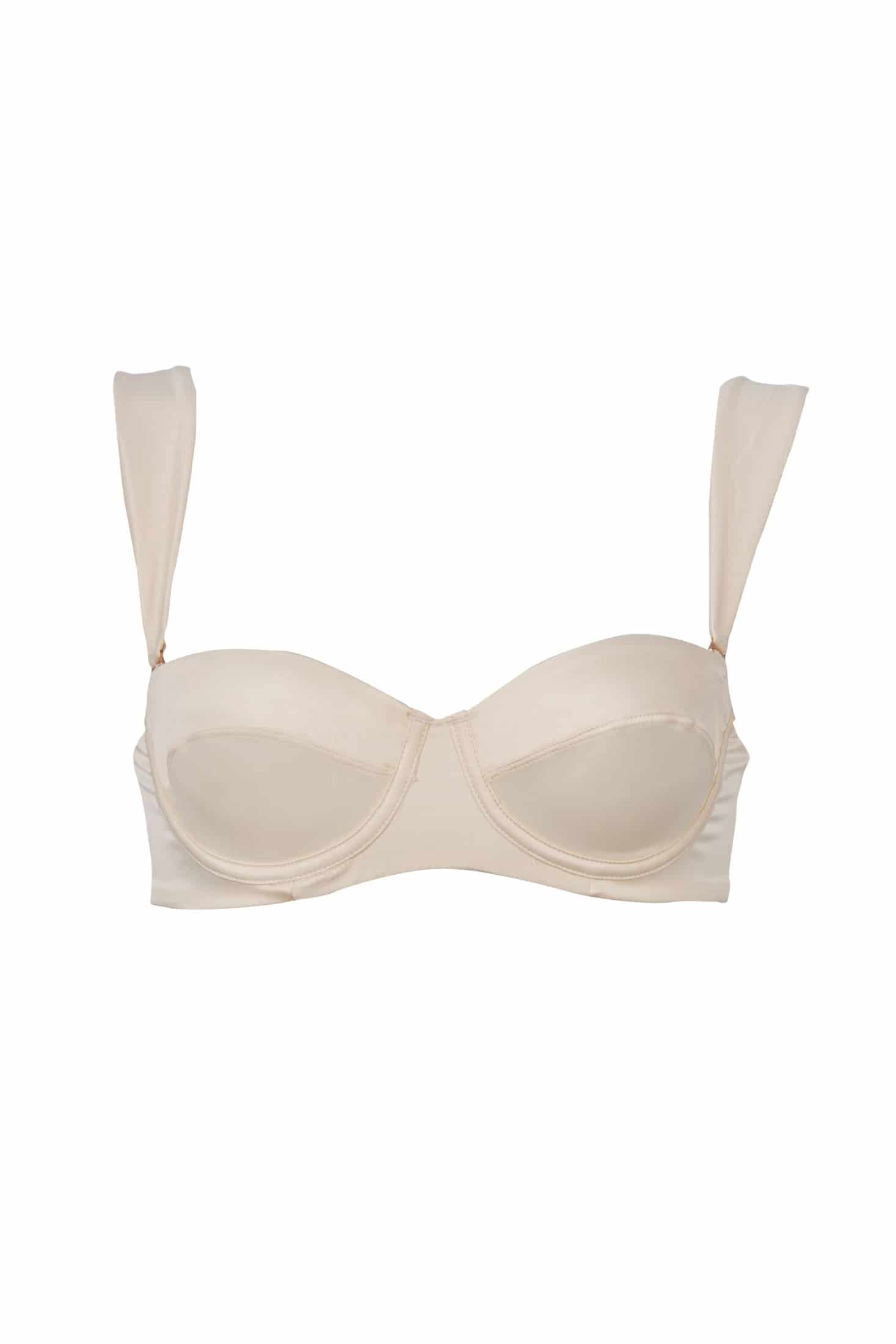 STRAPLESS CON ARO ELLIPSE SUAVIDAD PERLA - miniatura 3