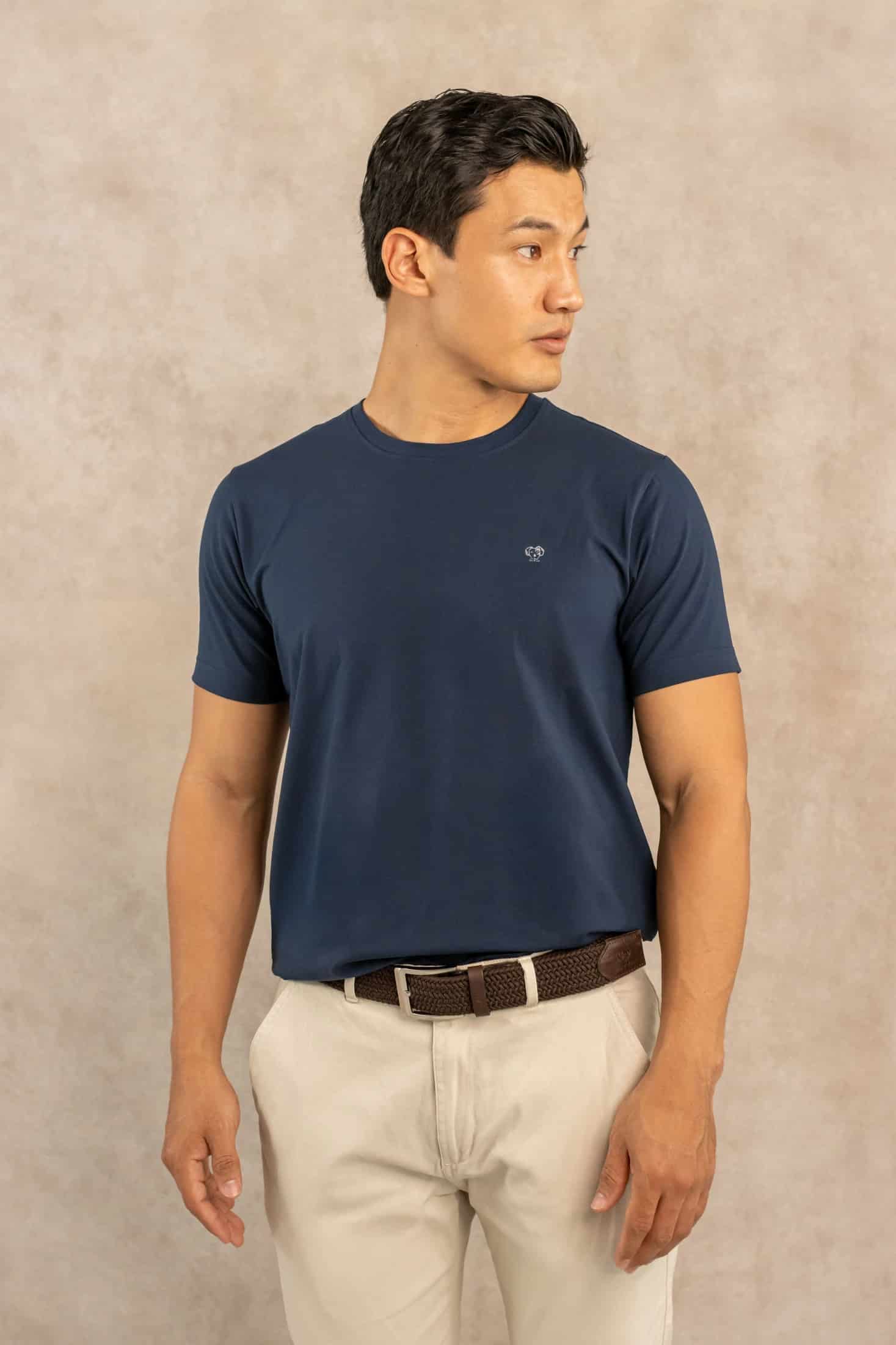 Camiseta Antimanchas Dark Blue - Talla Regular - miniatura 3