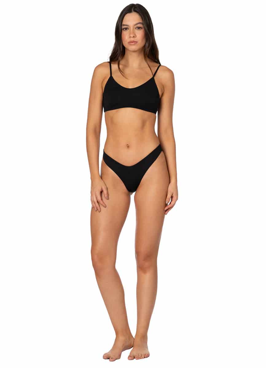 Maaji Jade Black Praia Classic Bralette Bikini Top - miniatura 8