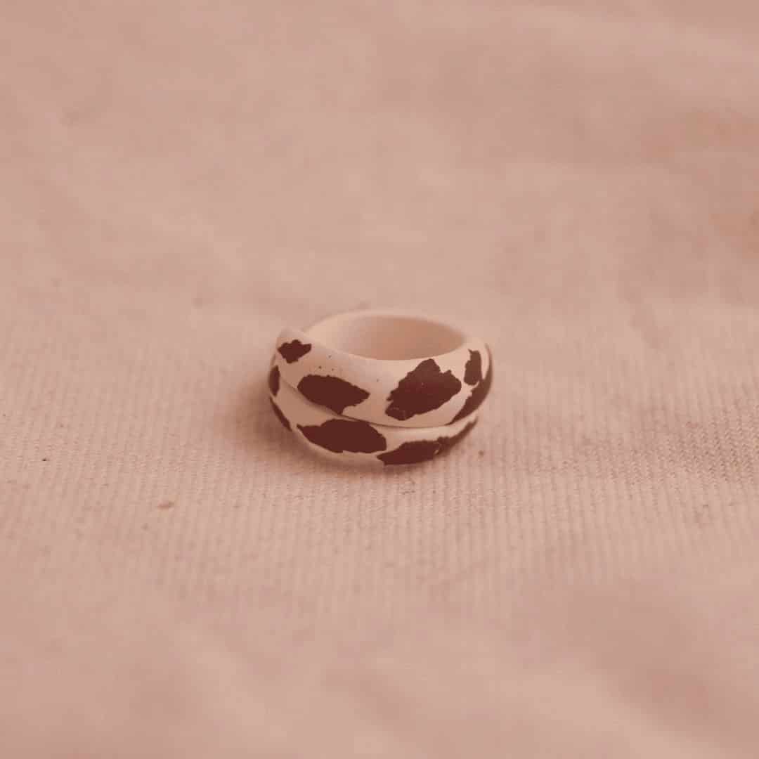 Anillo Bold Cow Print - miniatura 4