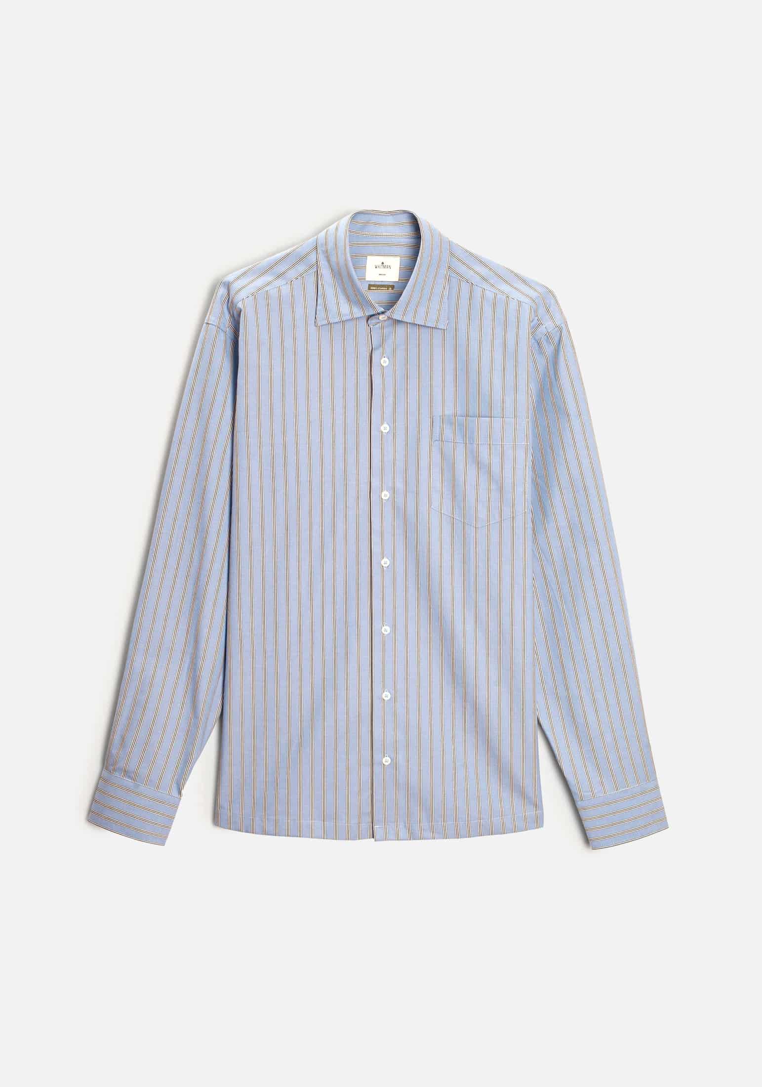 Camisa H CI Jamaica Rayas Grd Azul Medio - miniatura 2