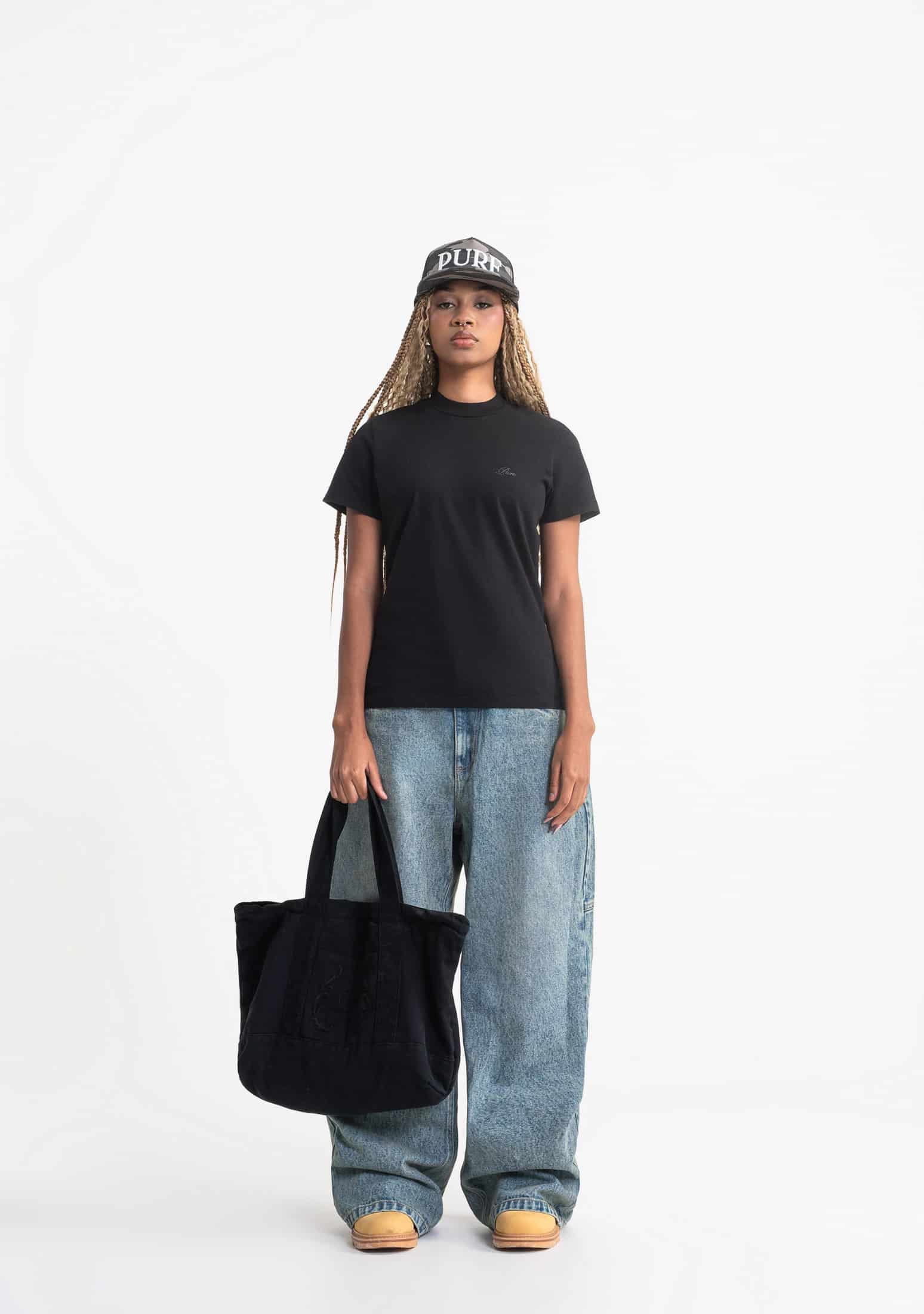 Rustic women black t-shirt - miniatura 4