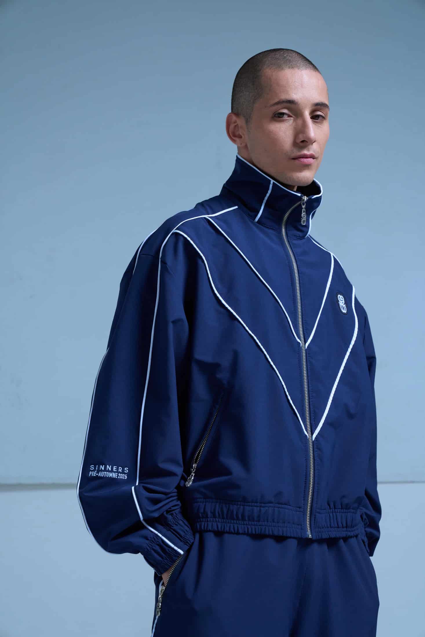 SINNERS BLUE TRACK JACKET - miniatura 7