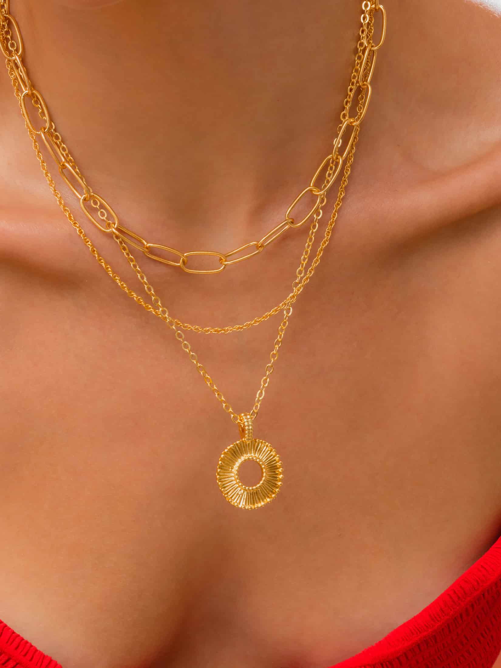 Set X3 Collares Destellos + Aretes - miniatura 1