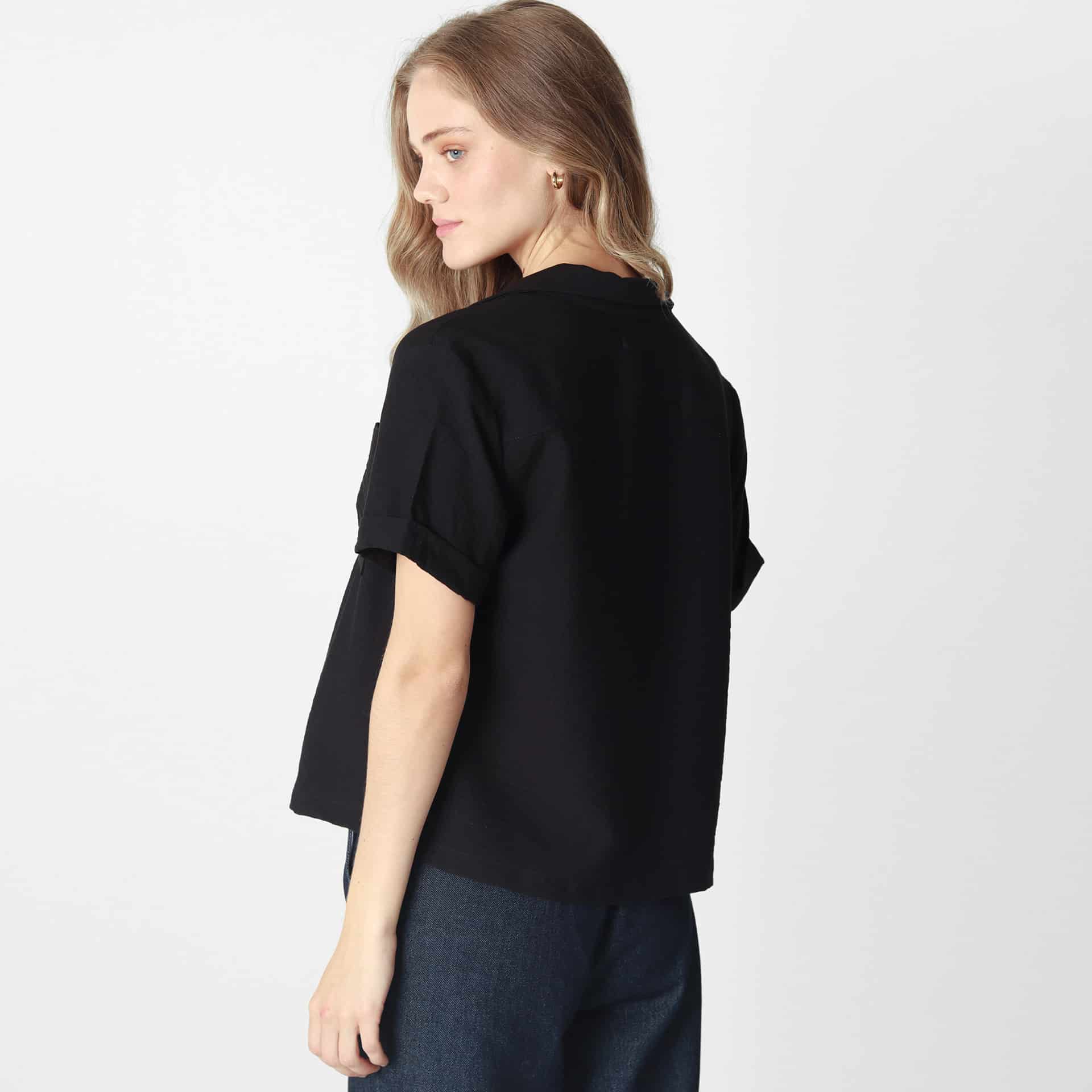 Blusa Cuello Sport Manga Corta - miniatura 4
