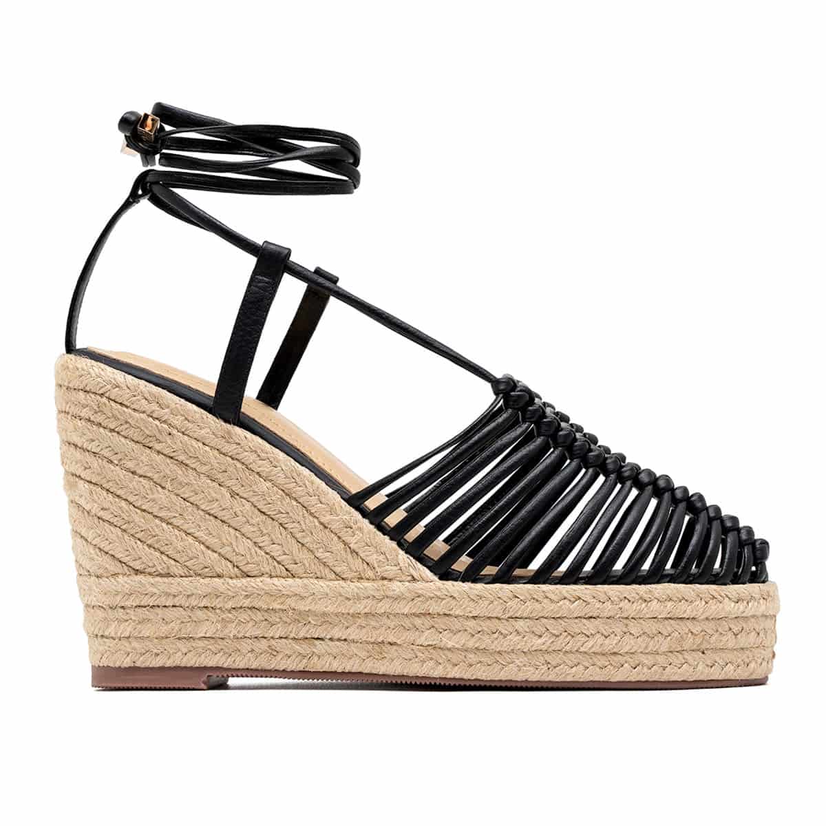 KAIA BLACK SANDALS - miniatura 2