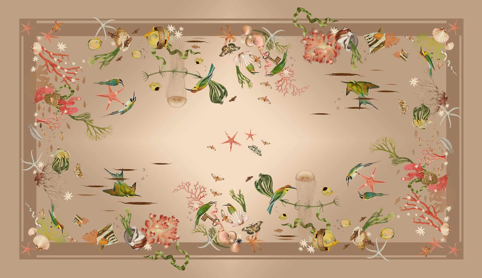 Mantel -  Coralina Blue - miniatura 5